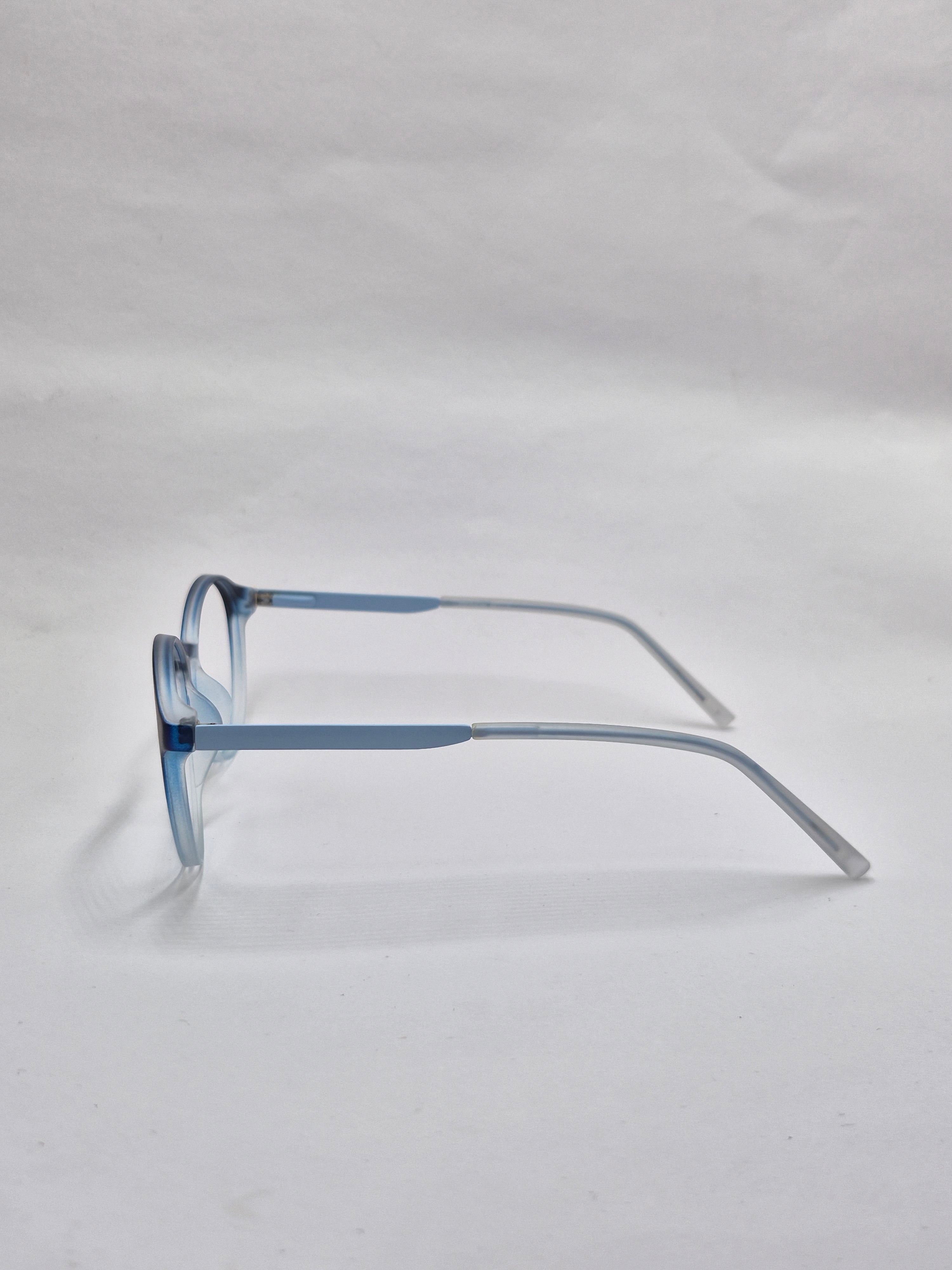 vision plus matte dual blue frame