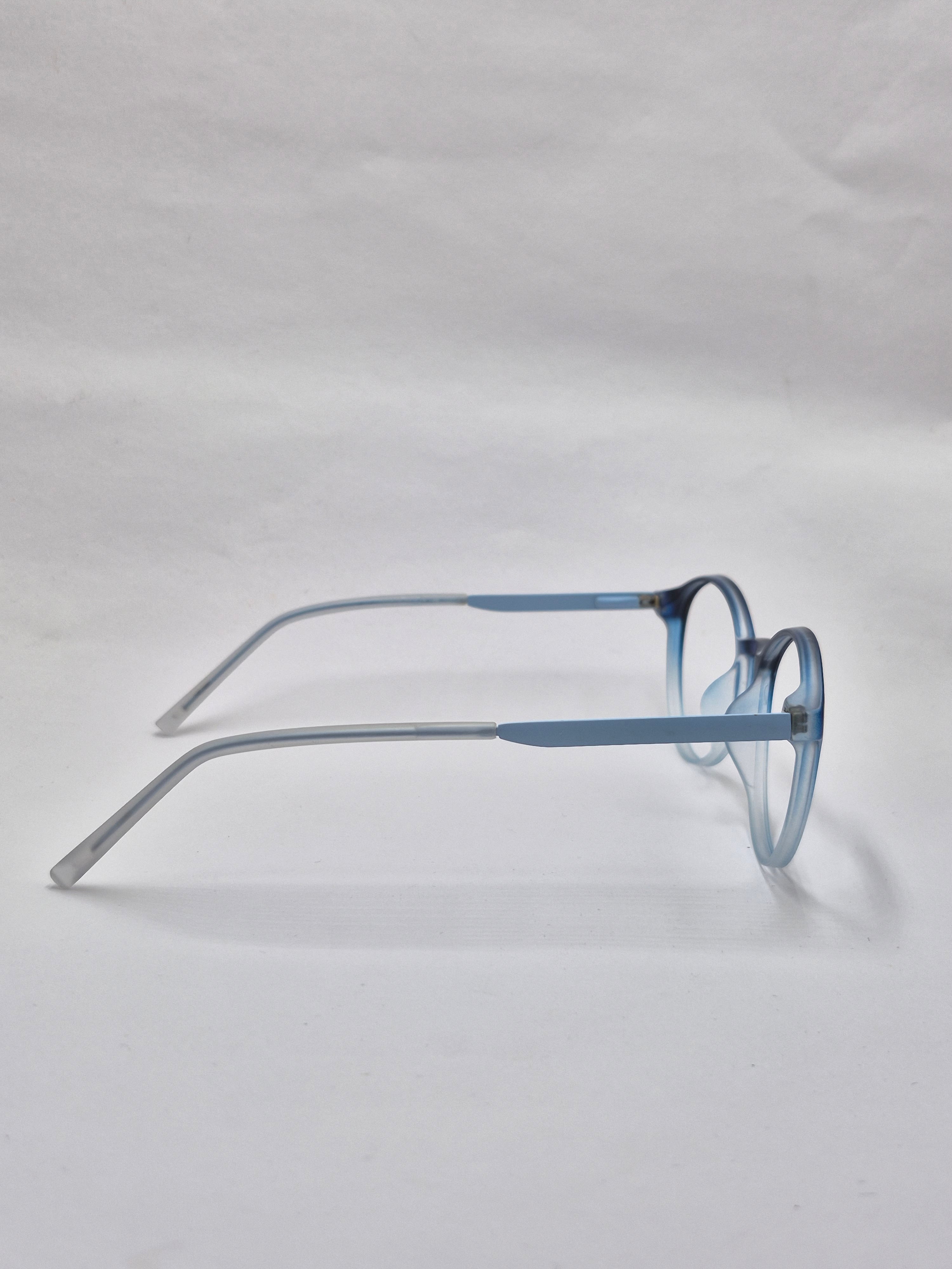 vision plus matte dual blue frame