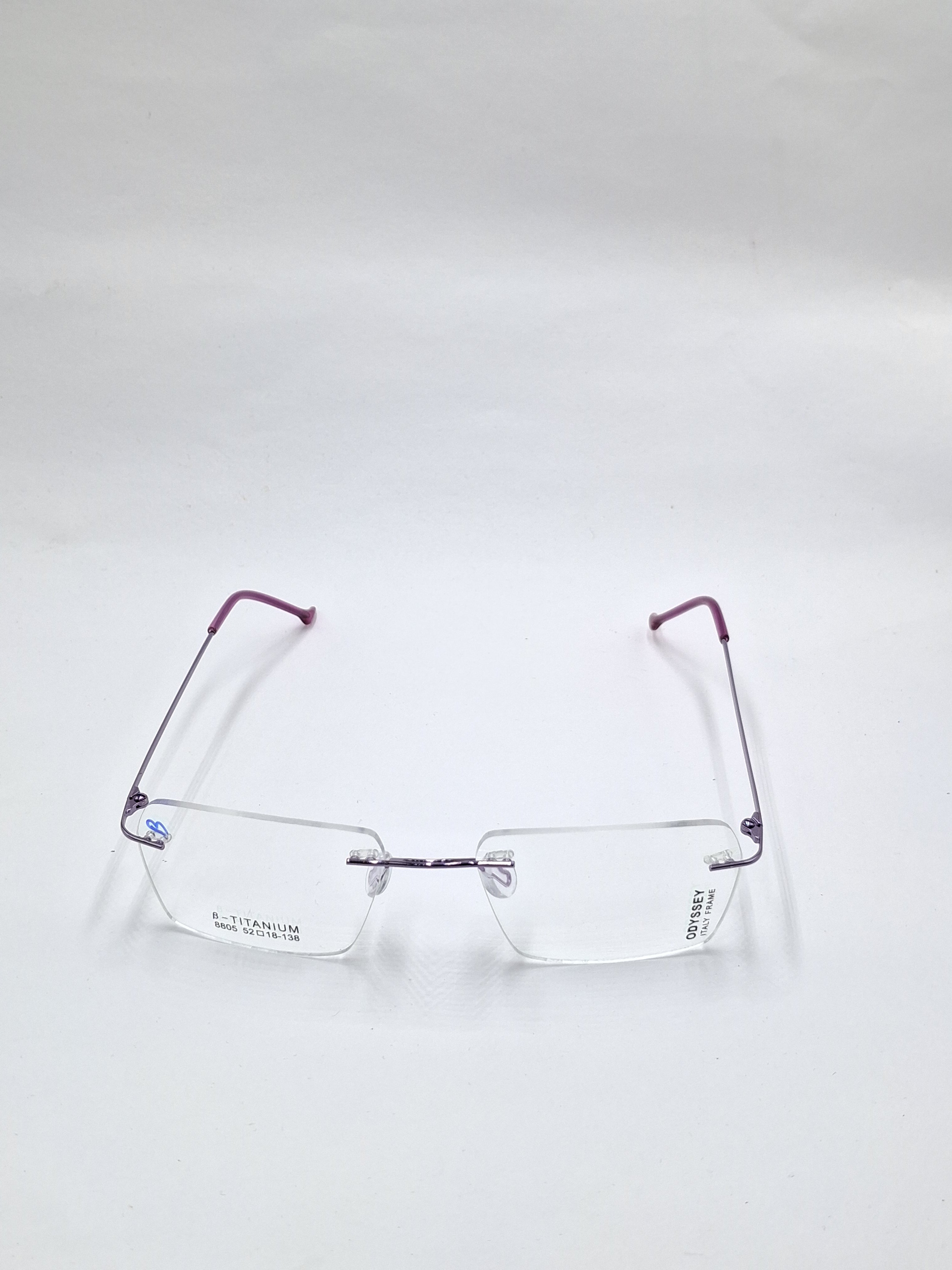 vision plus frame less purple frame