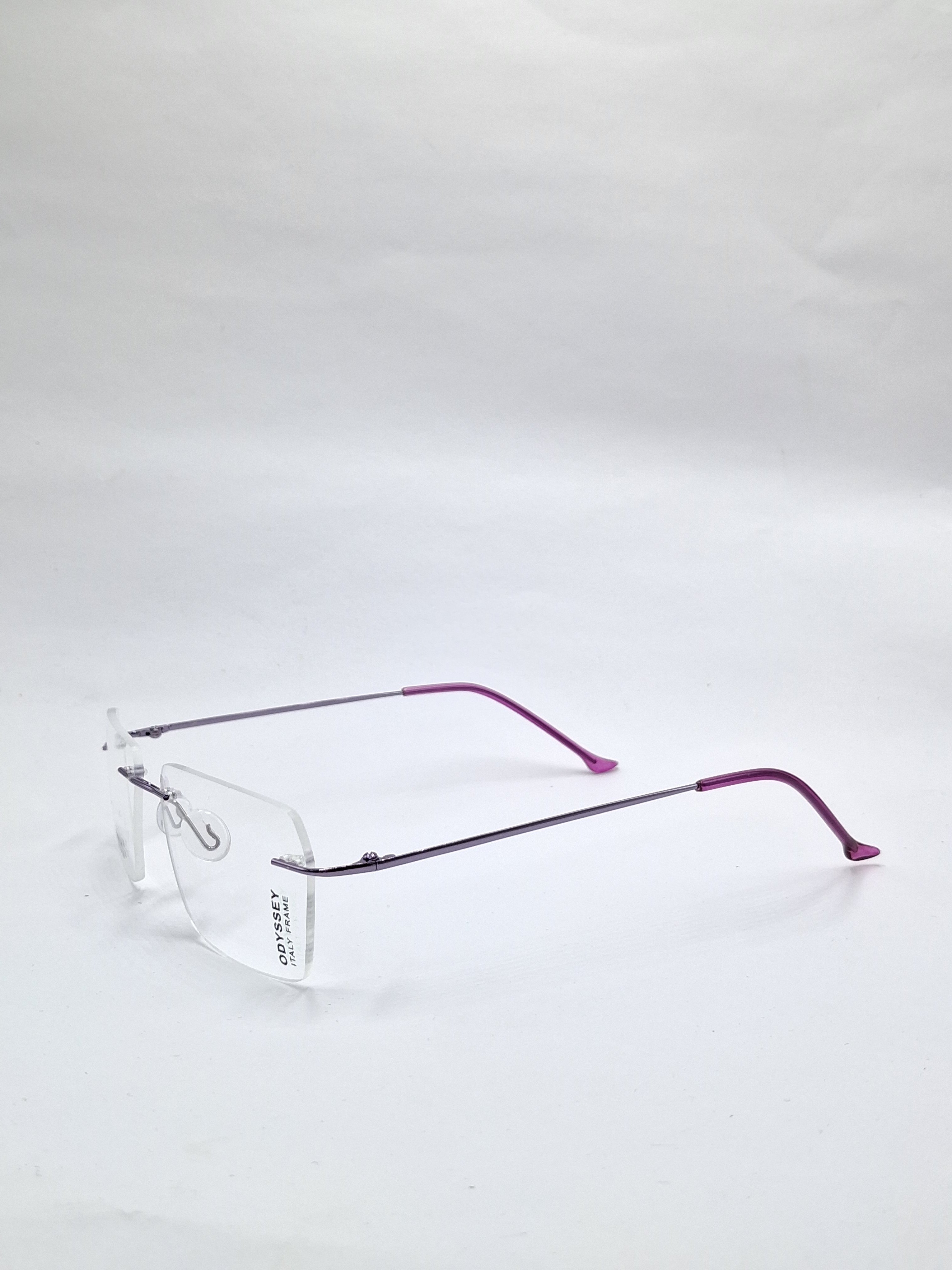 vision plus frame less purple frame