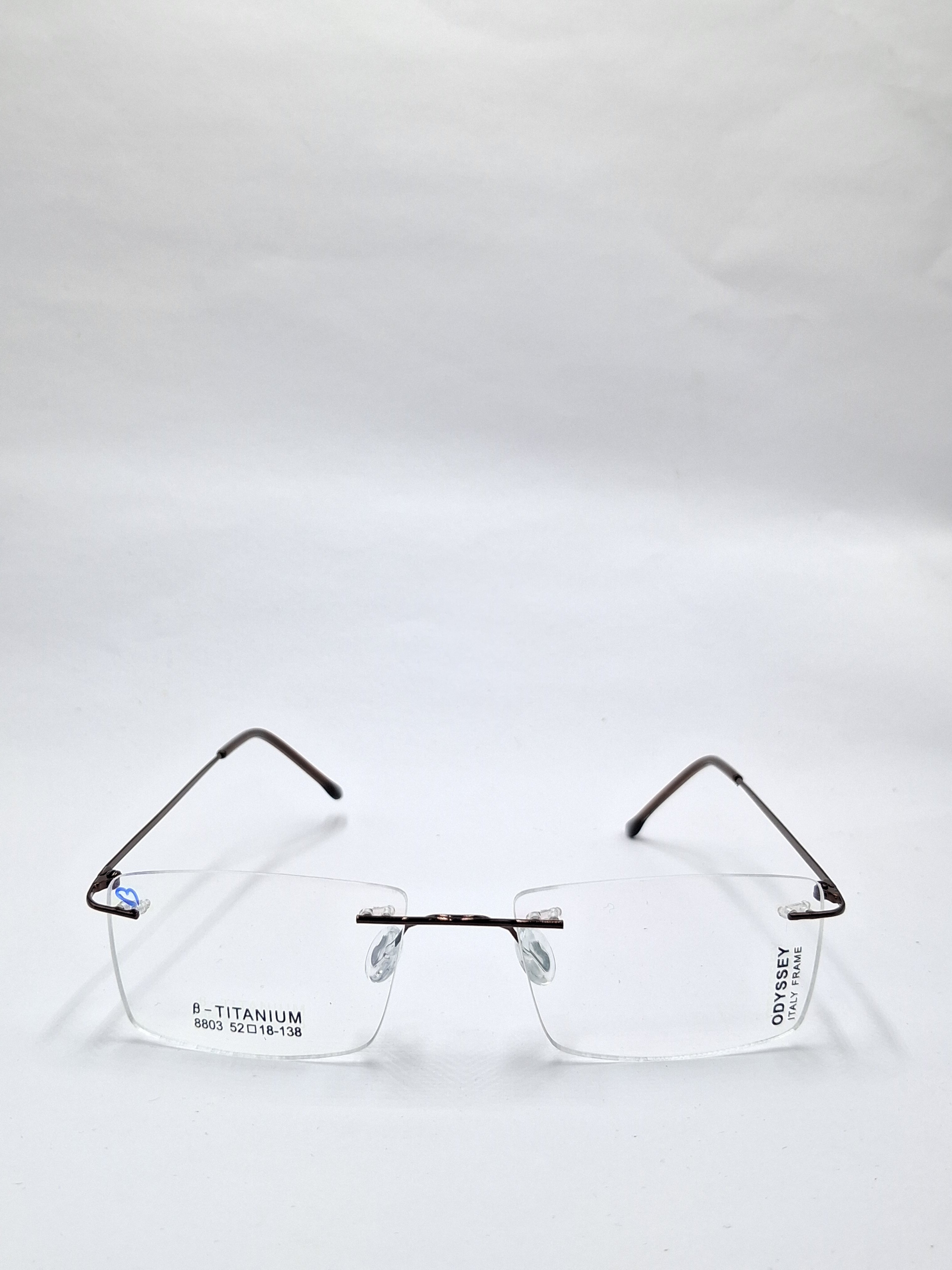 vision plus frame less brown frame
