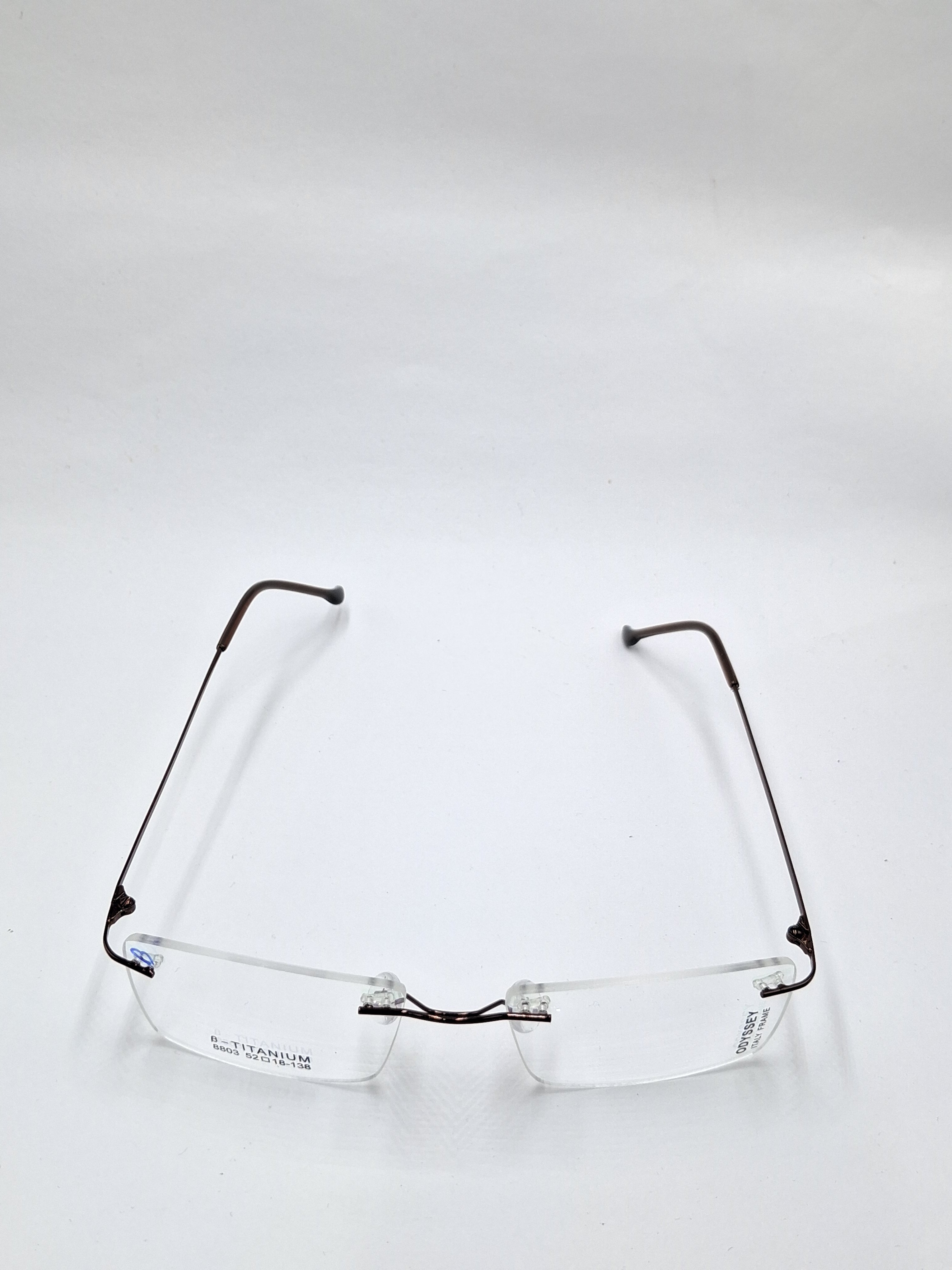 vision plus frame less brown frame