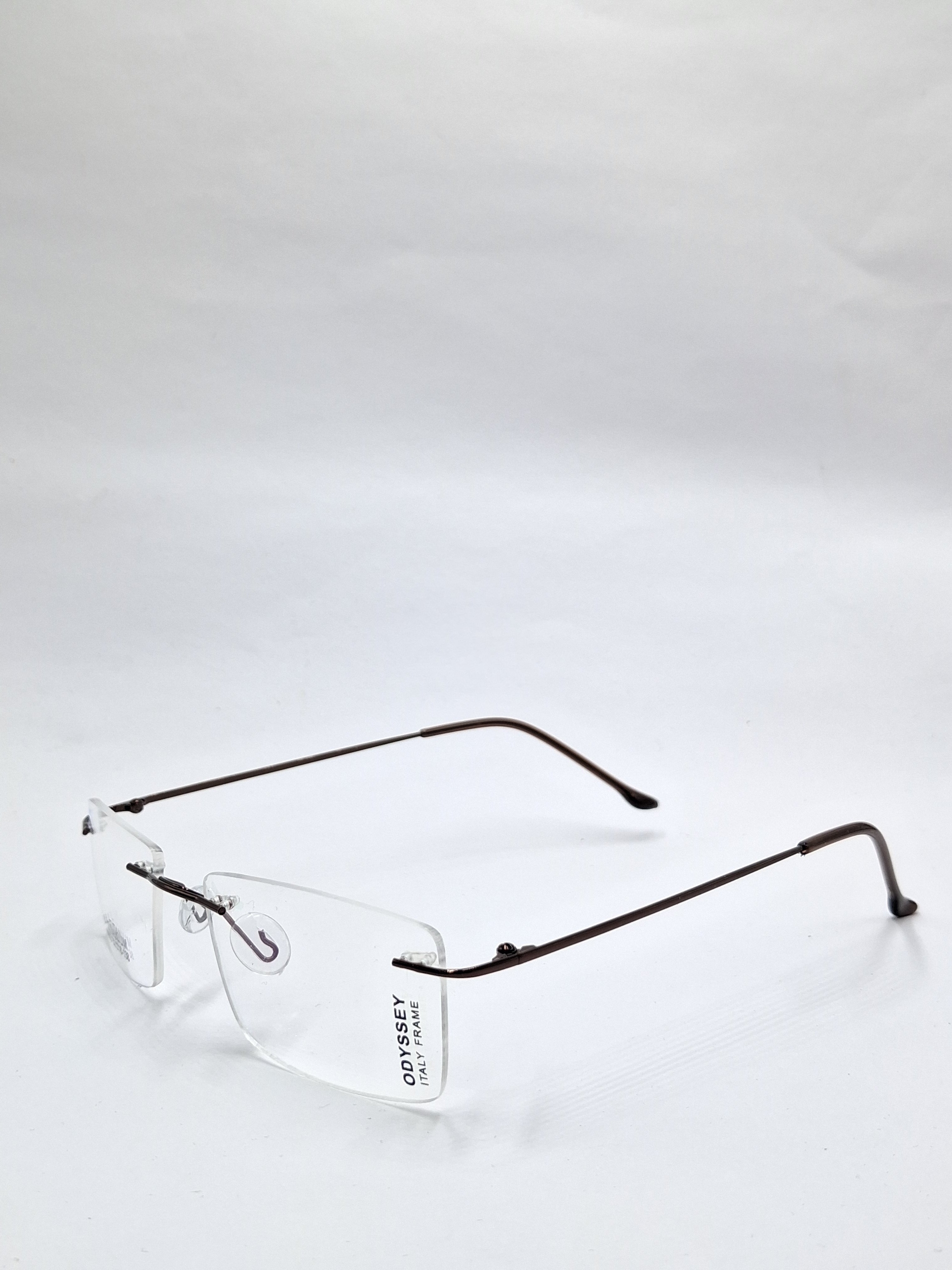 vision plus frame less brown frame