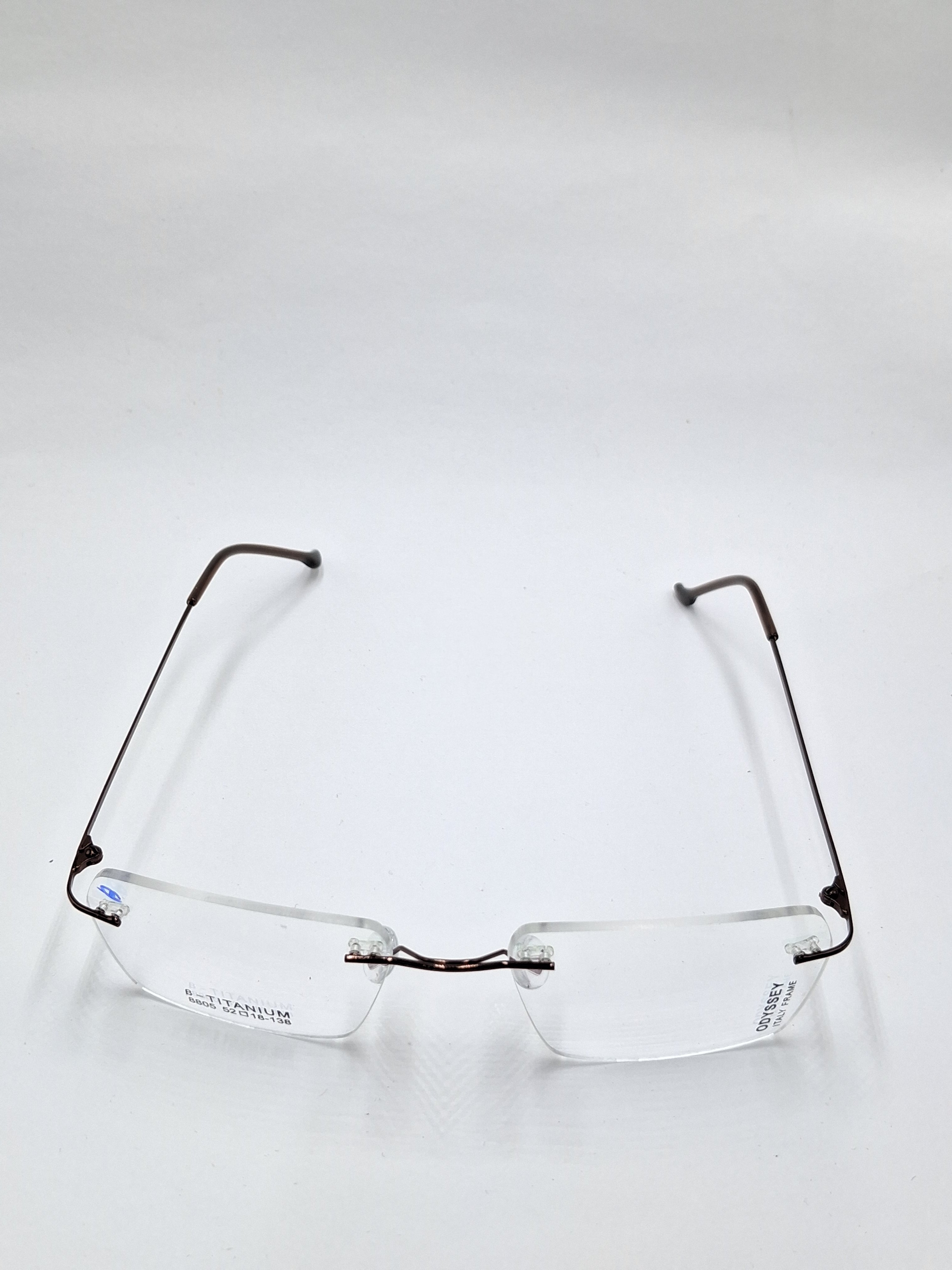 vision plus frame less brown frame
