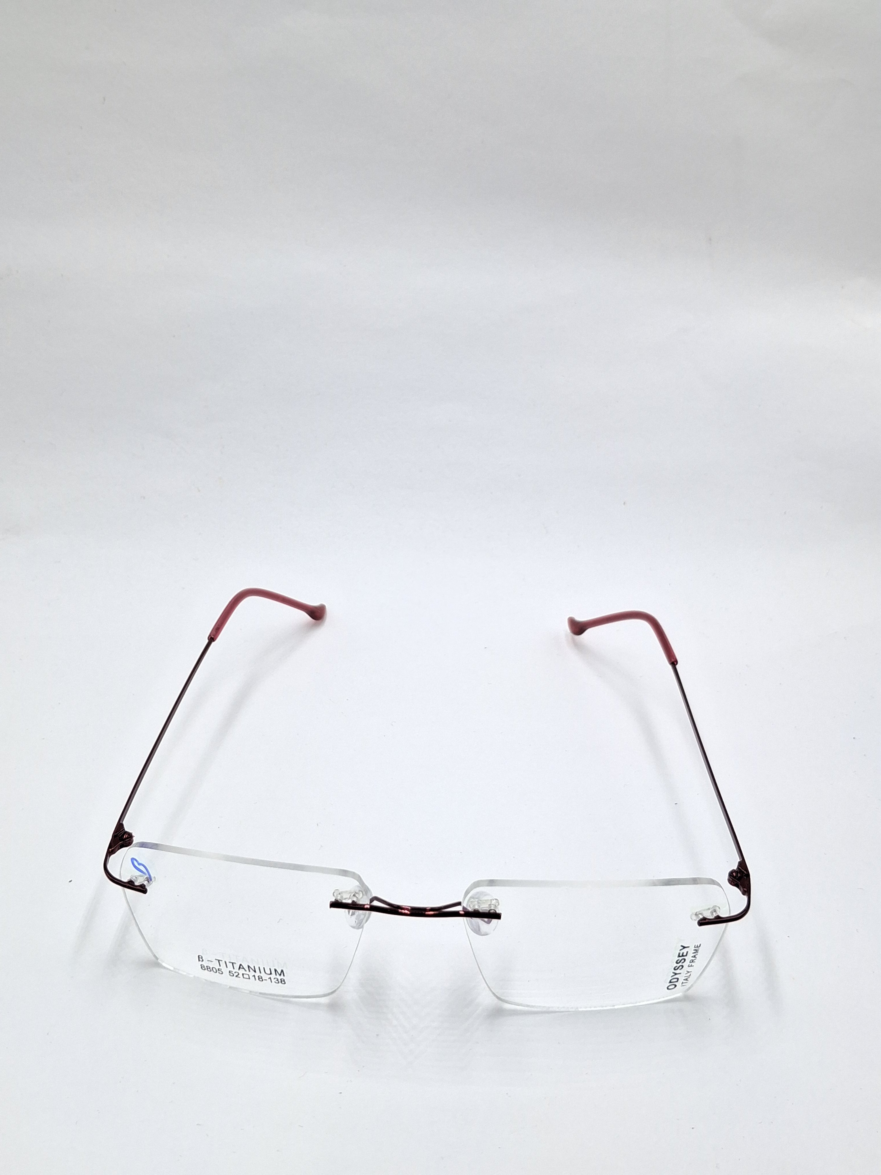 vision plus frame less red frame