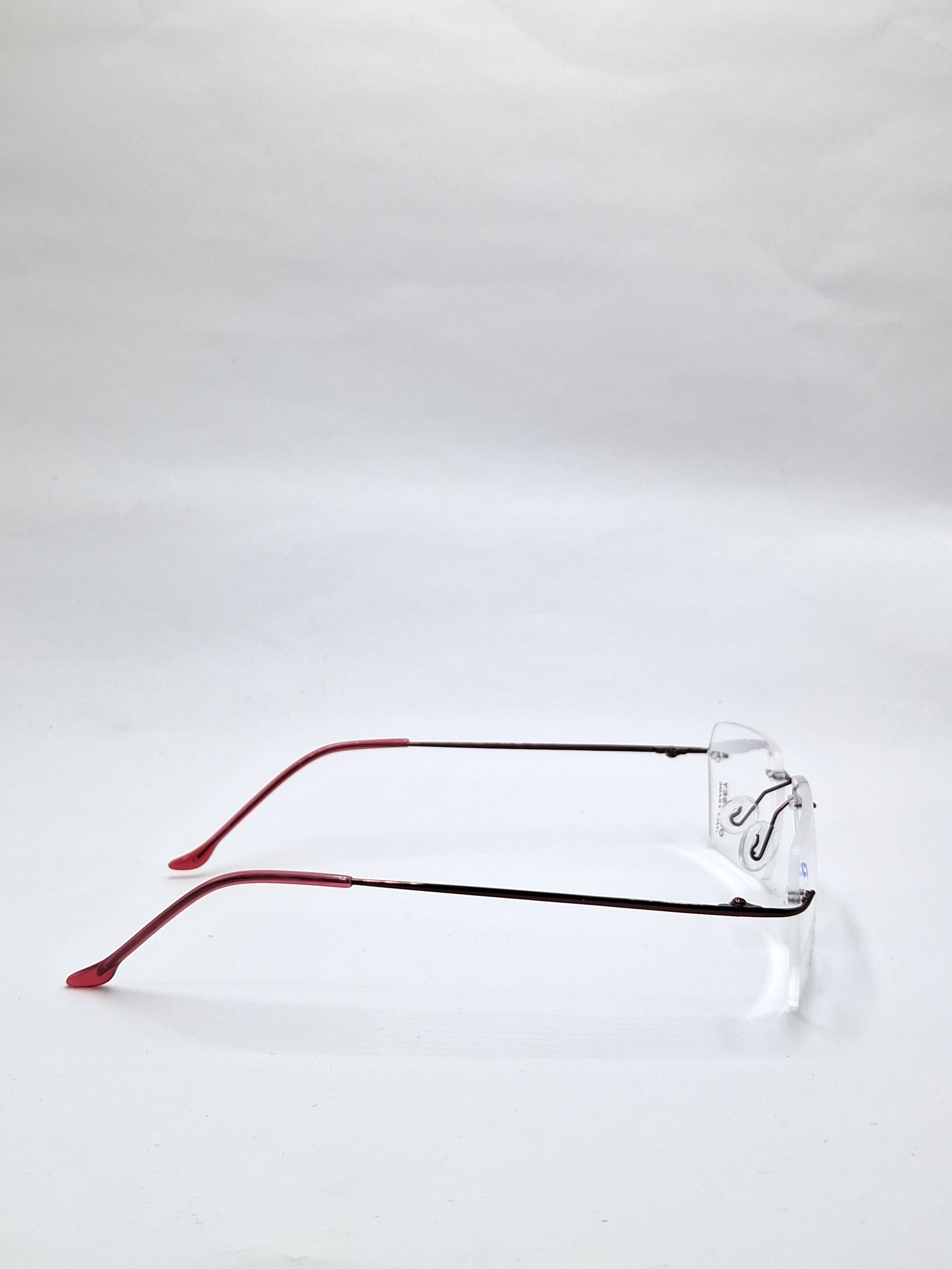 vision plus frame less red frame
