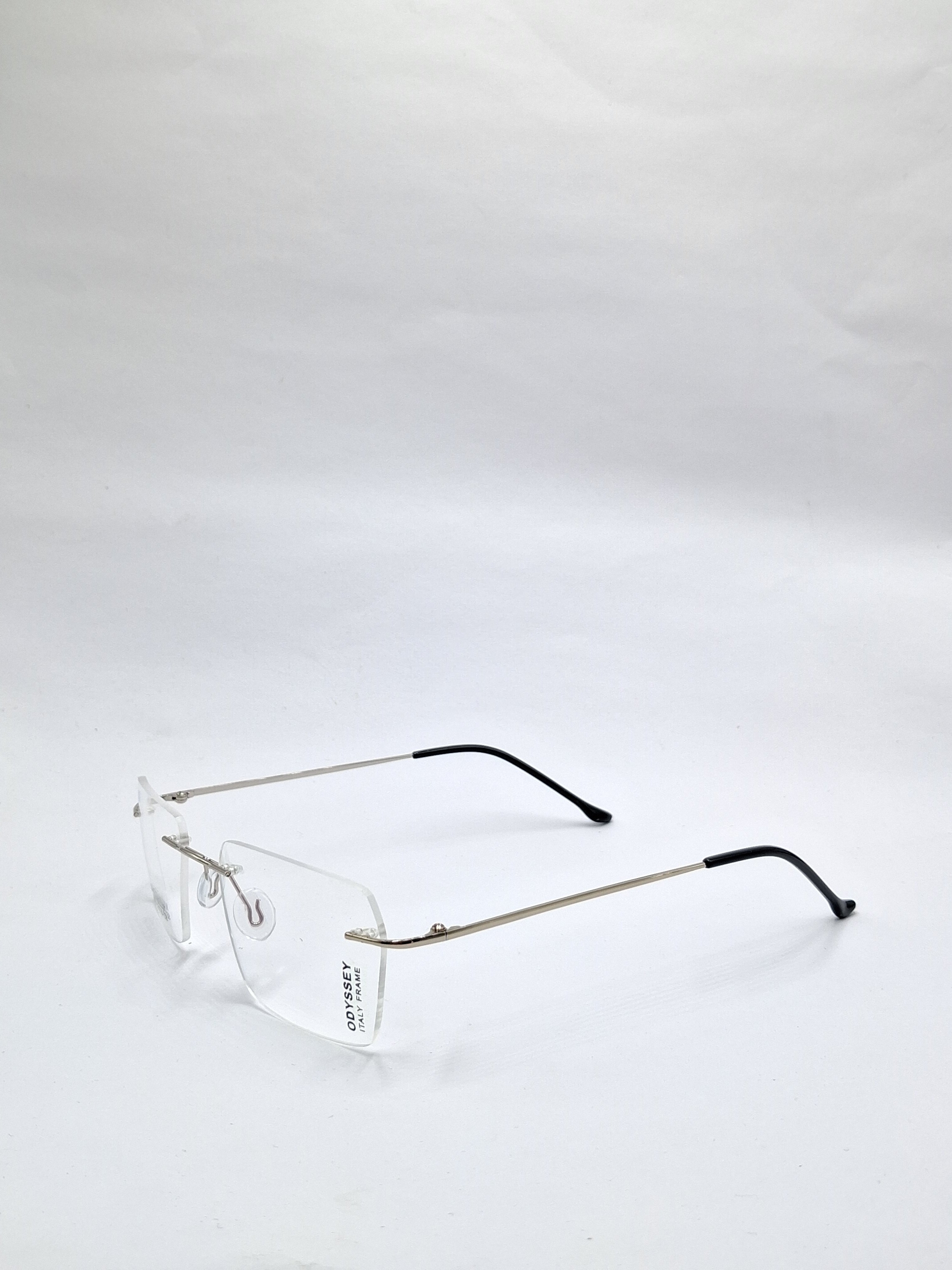 vision plus frame less silver frame