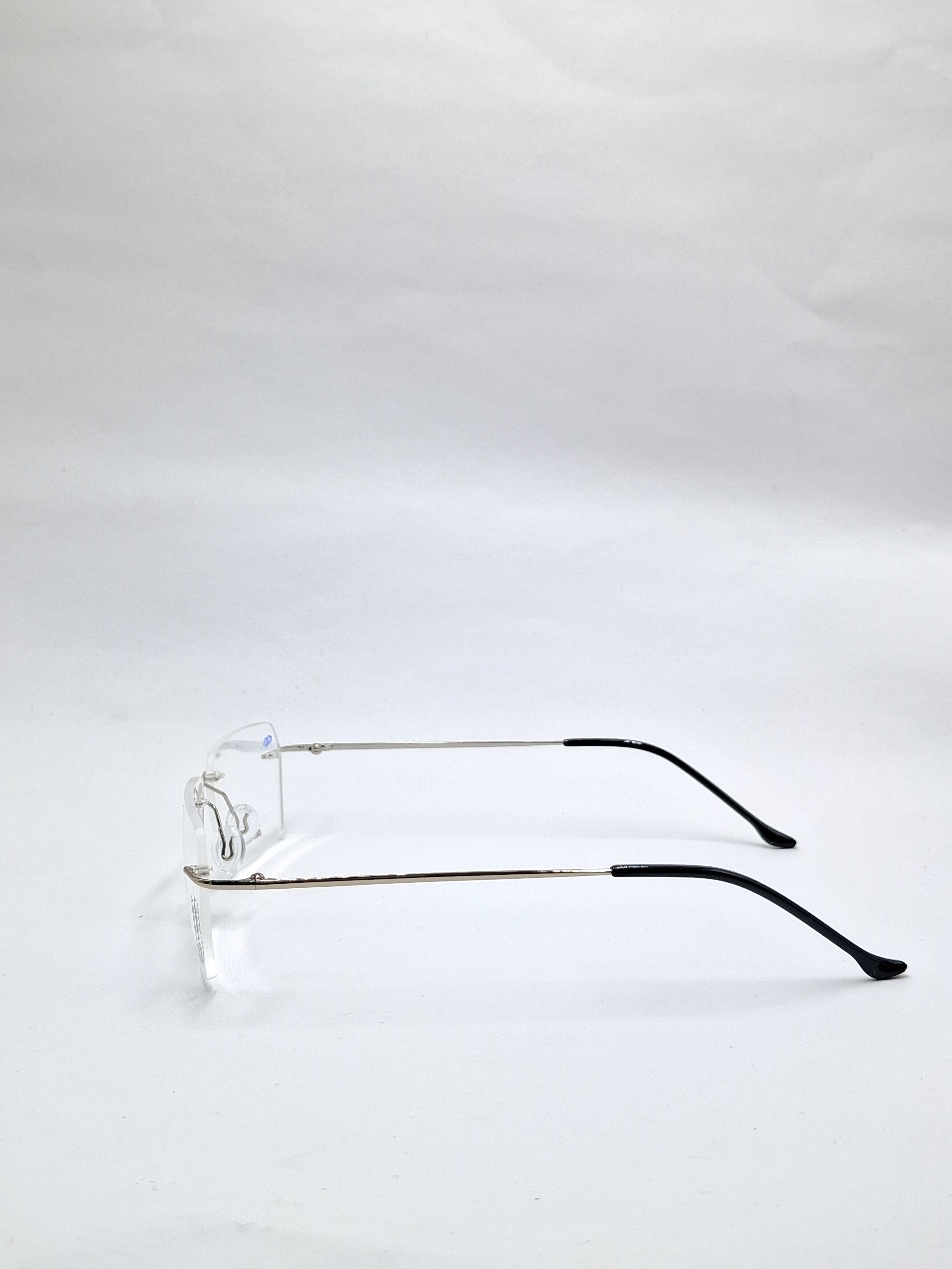 vision plus frame less silver frame