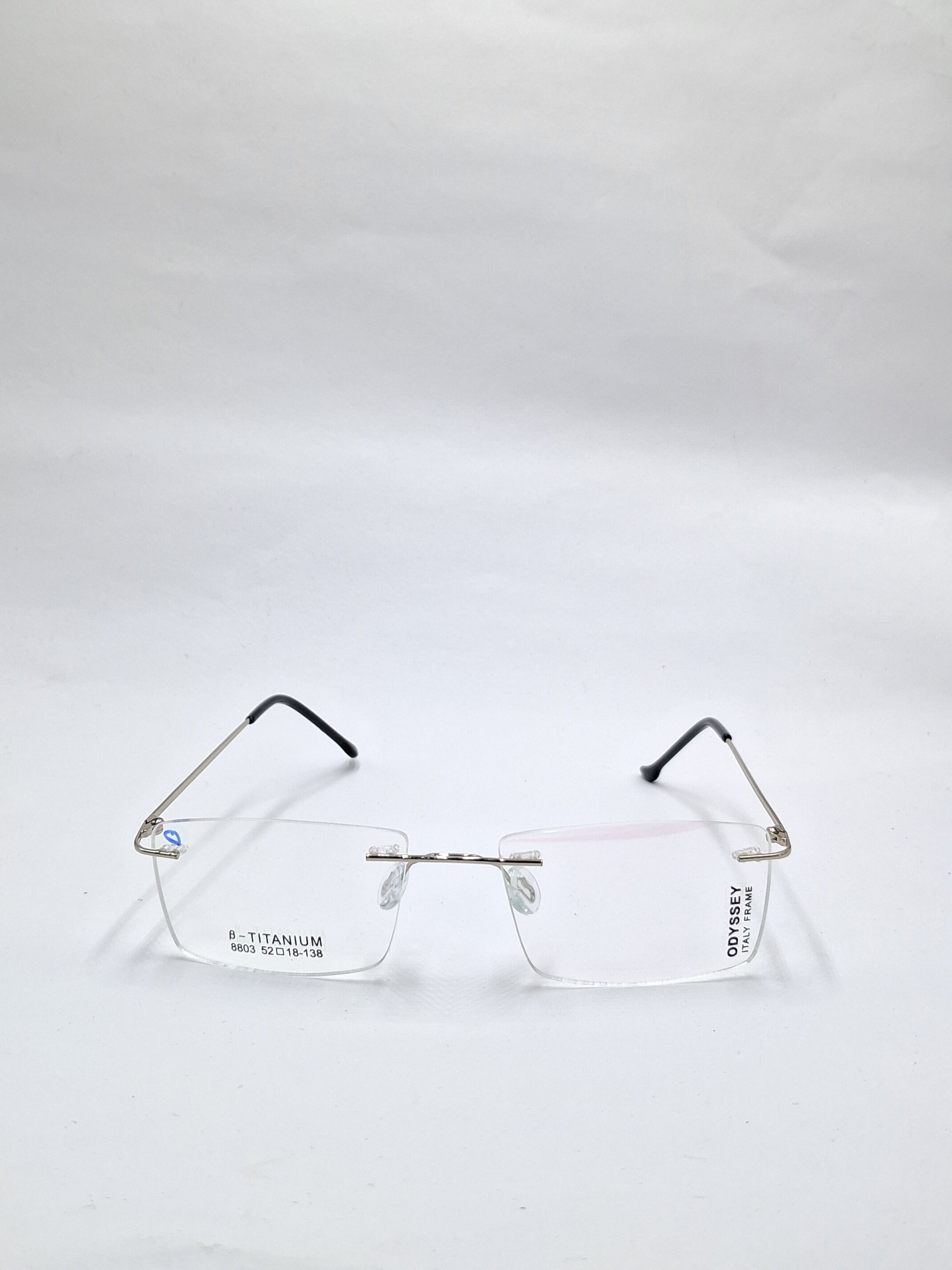 vision plus frame less silver frame