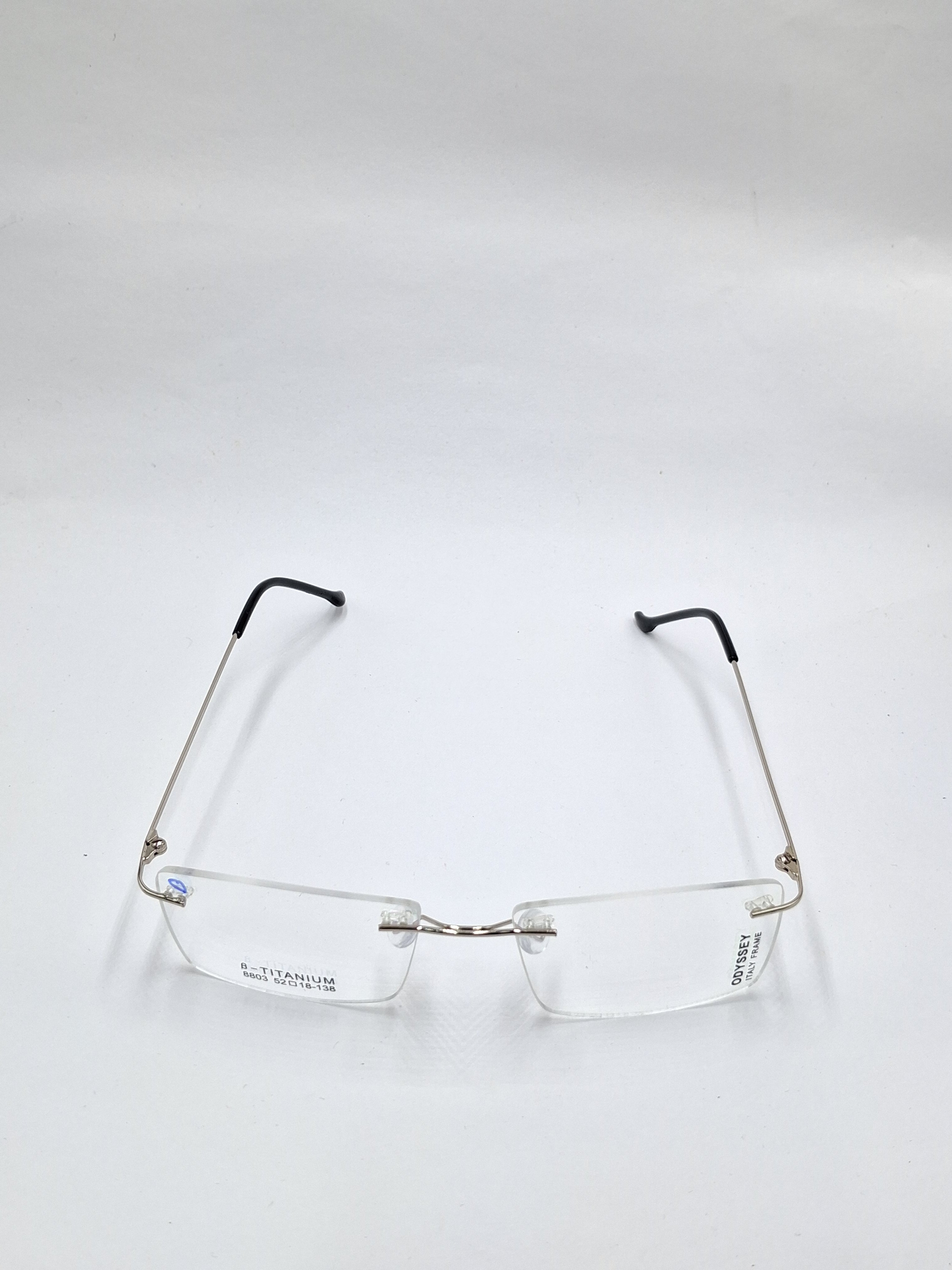 vision plus frame less silver frame