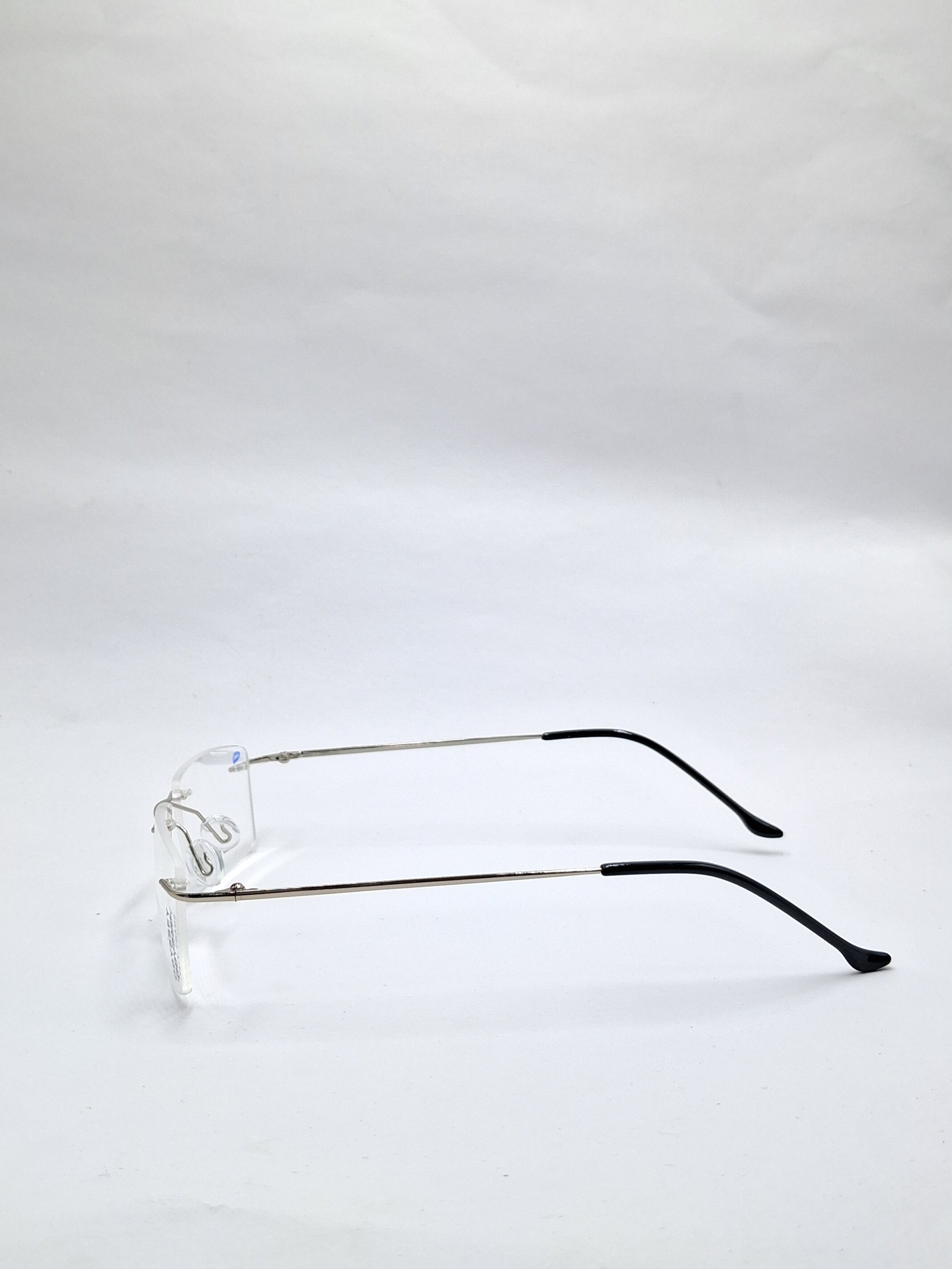 vision plus frame less silver frame