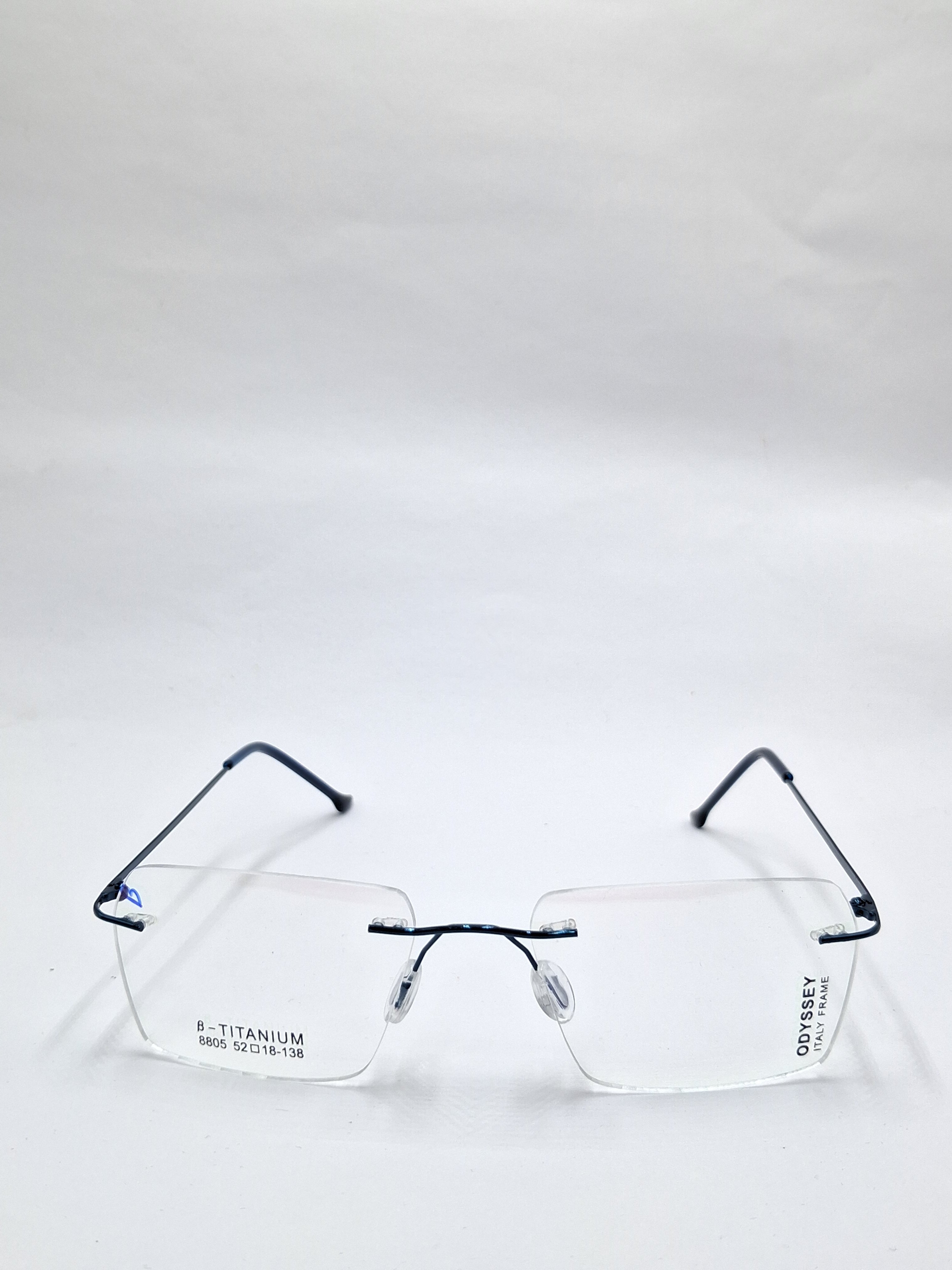 vision plus frame less blue frame