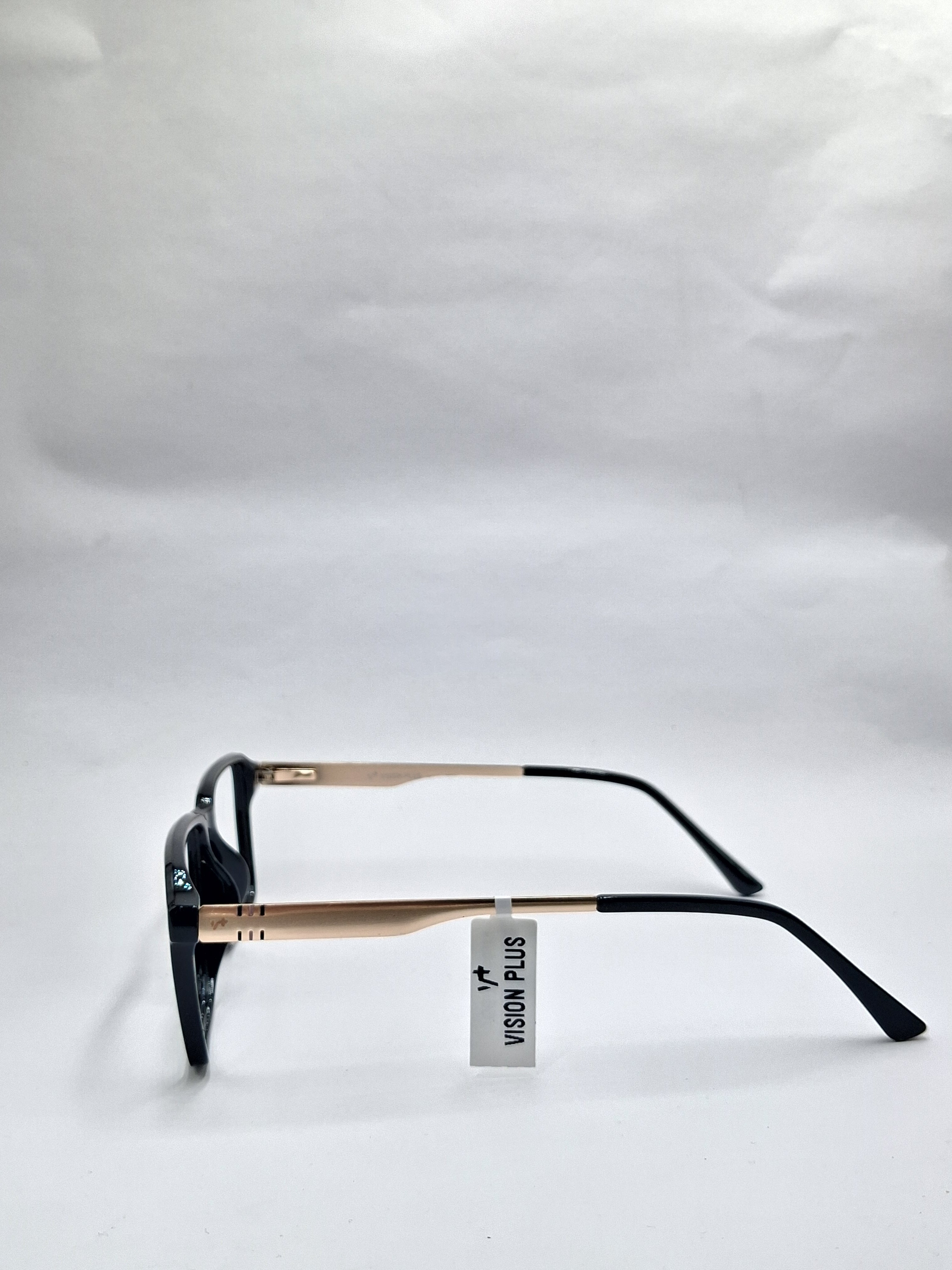 vision plus black and gold frame