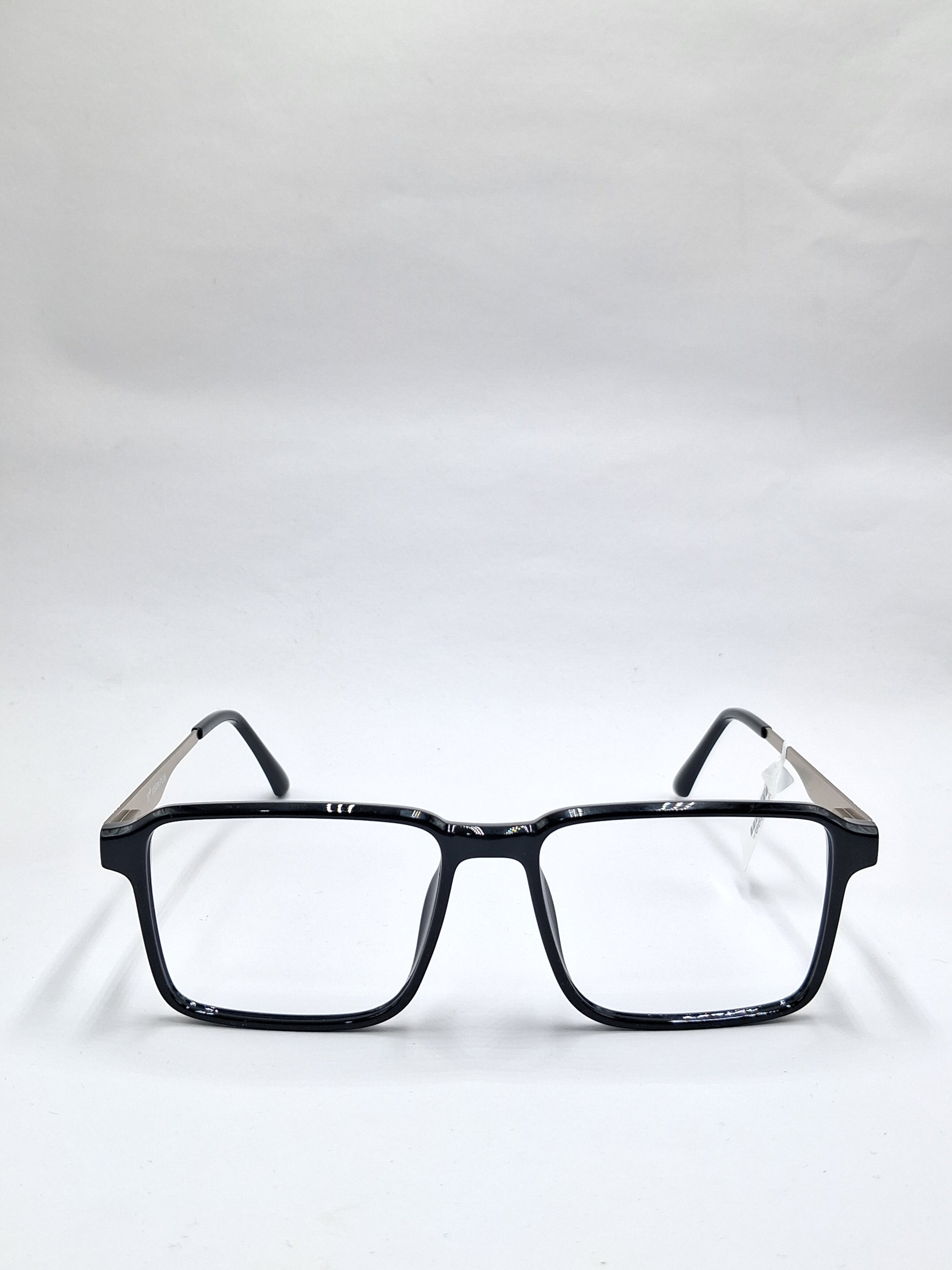 vision plus black and silver frame