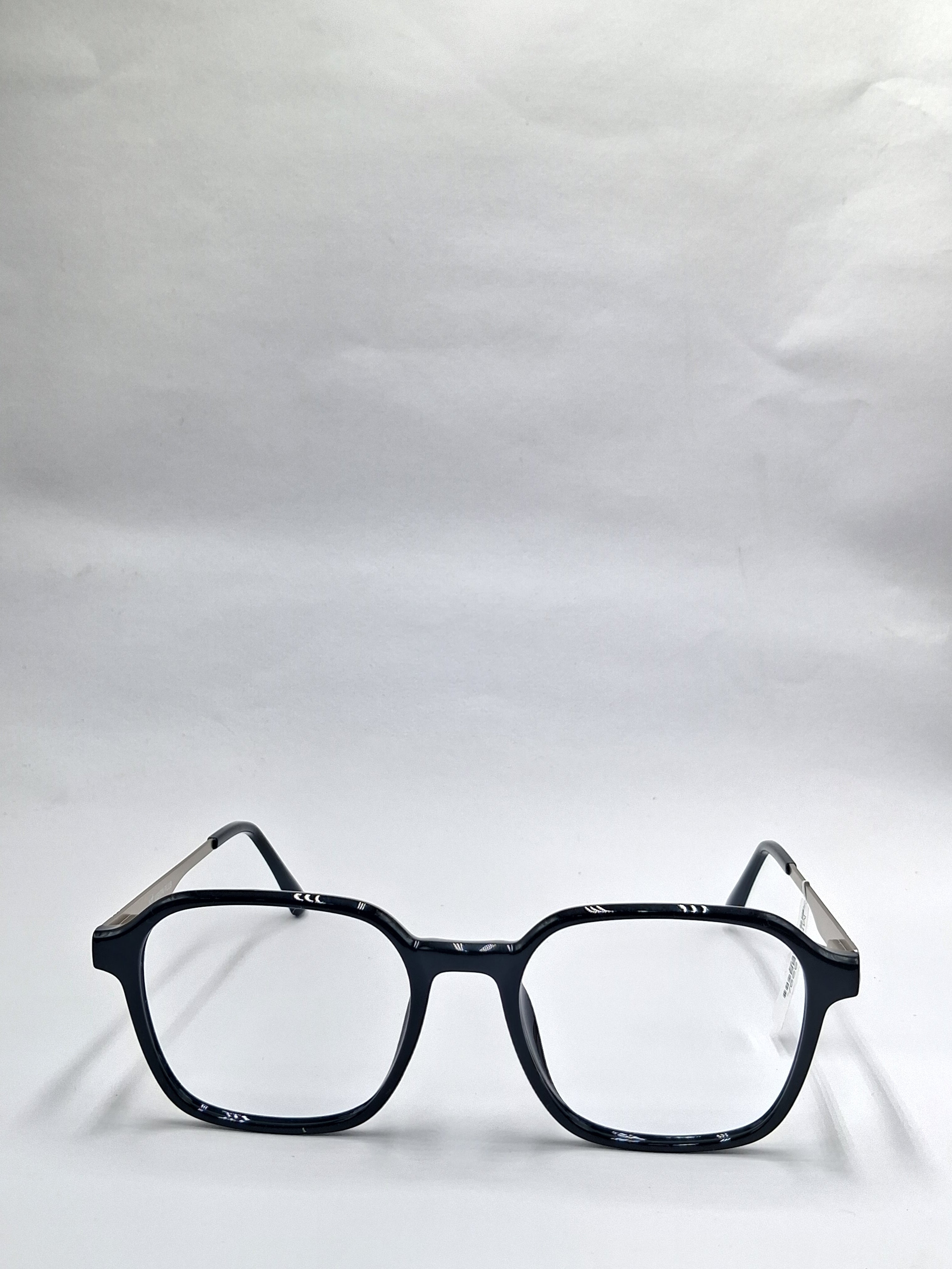 vision plus black and silver frame