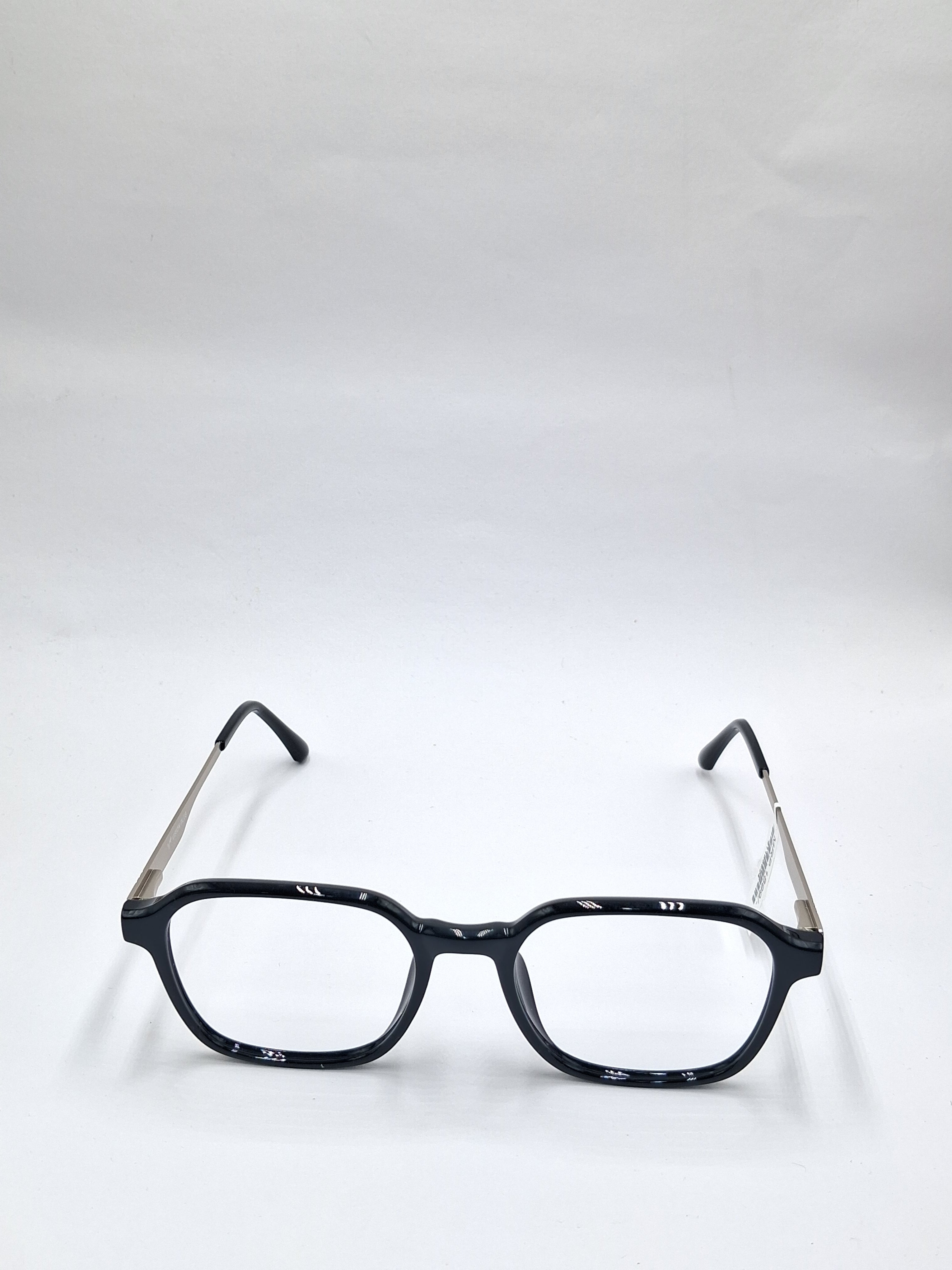 vision plus black and silver frame