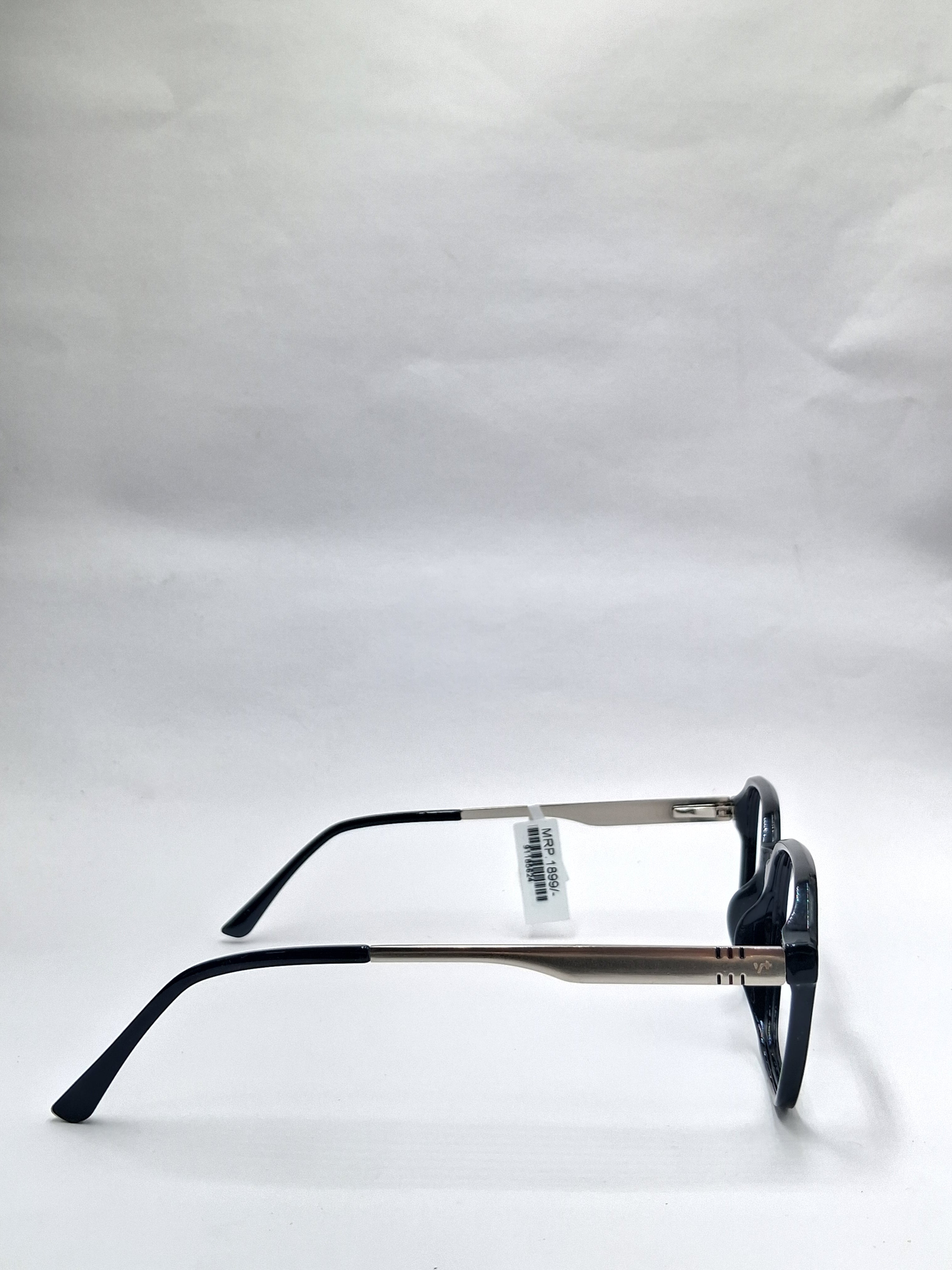vision plus black and silver frame