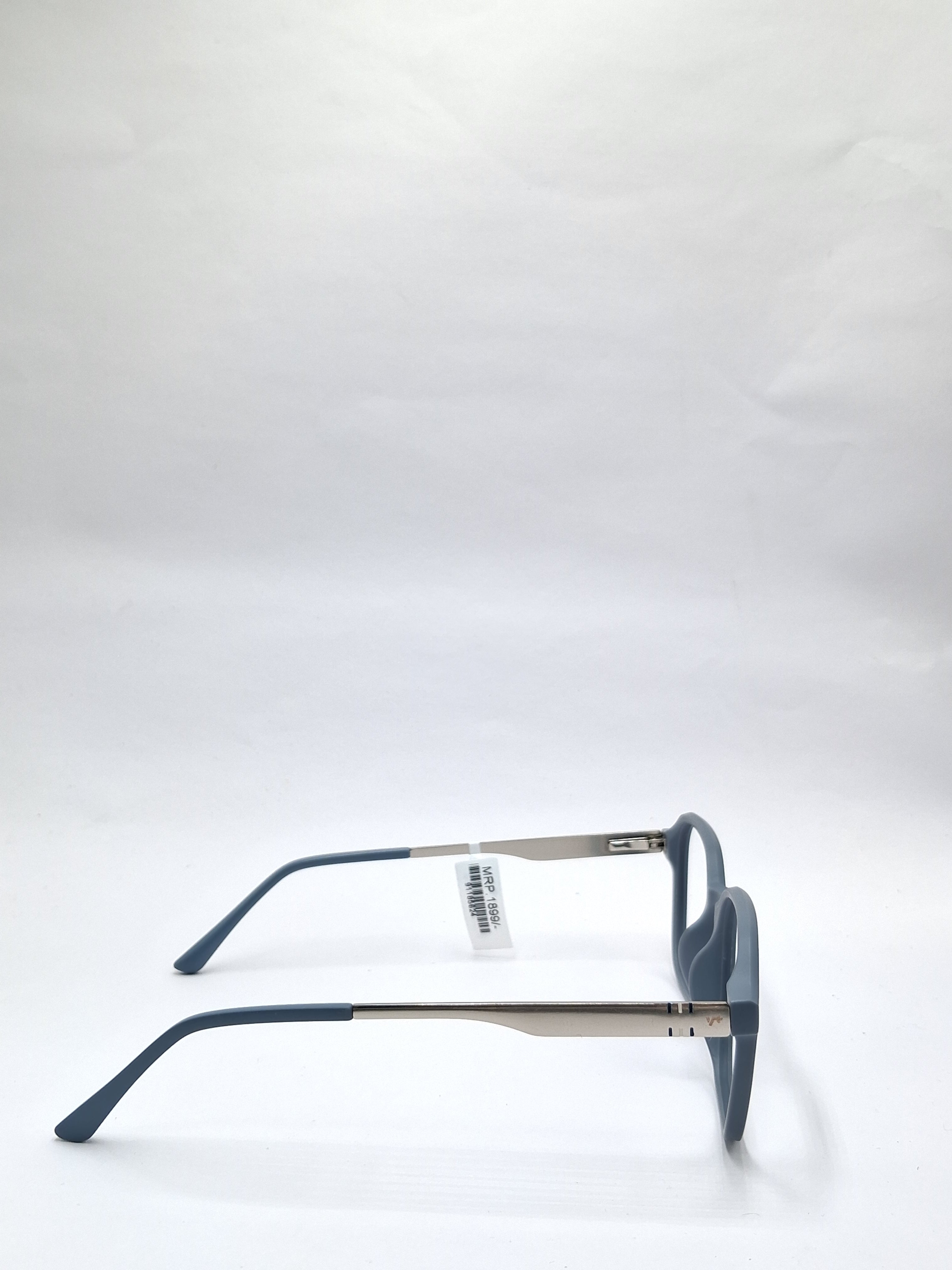 vision plus matte gray and silver frame