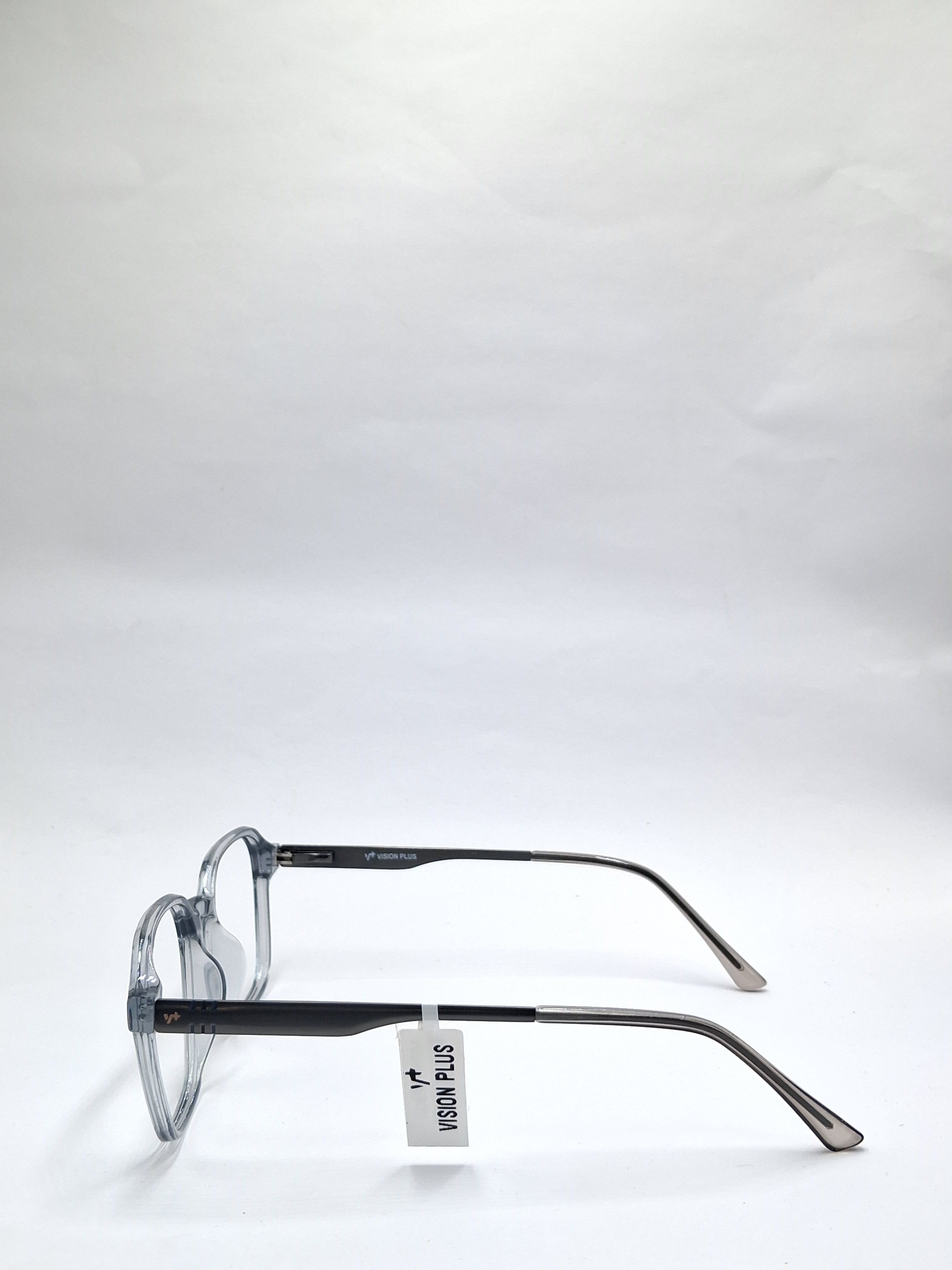 vision plus transparent gray frame