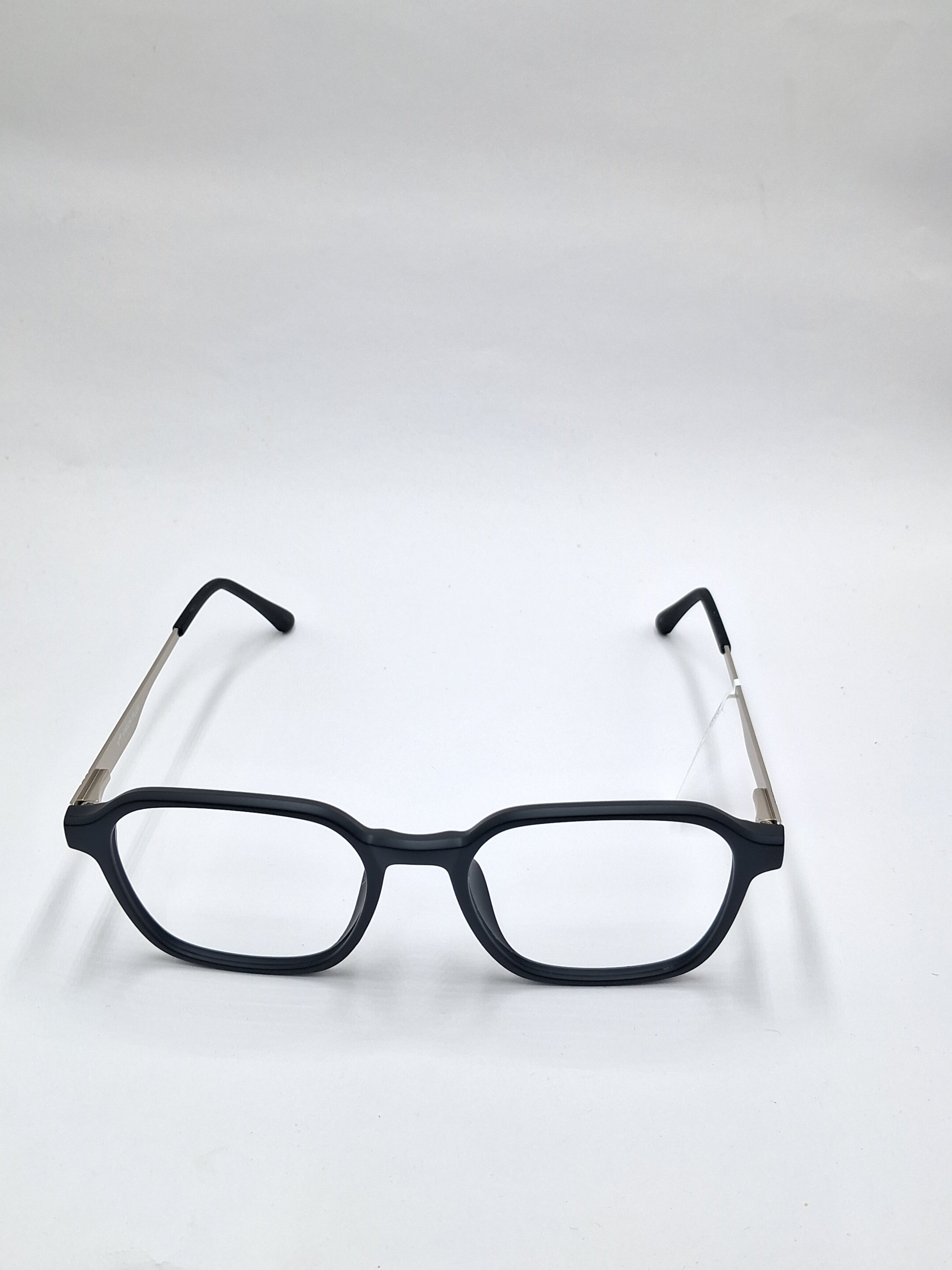 vision plus matte black and silver matte frame