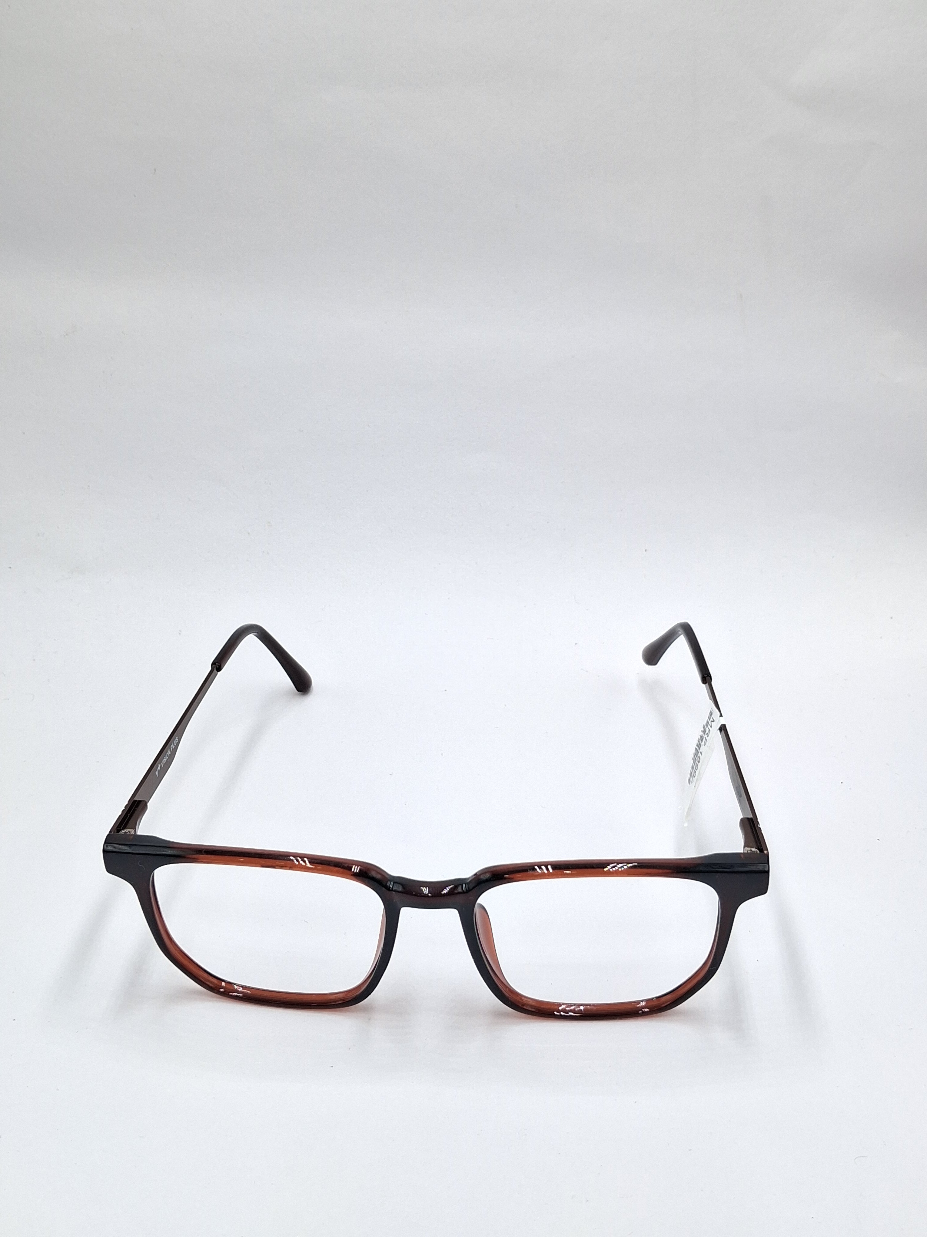 vision plus glossy brown frame