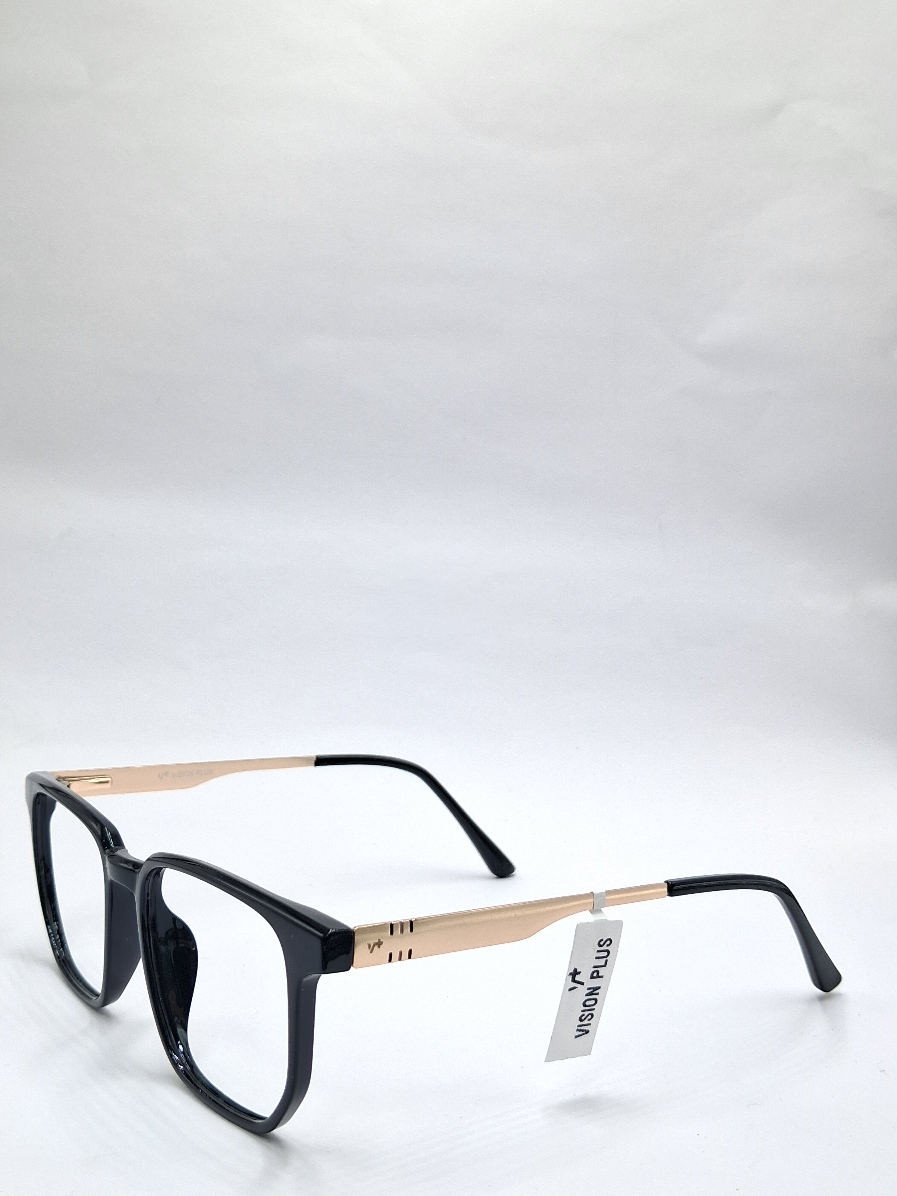 vision plus black and gold frame