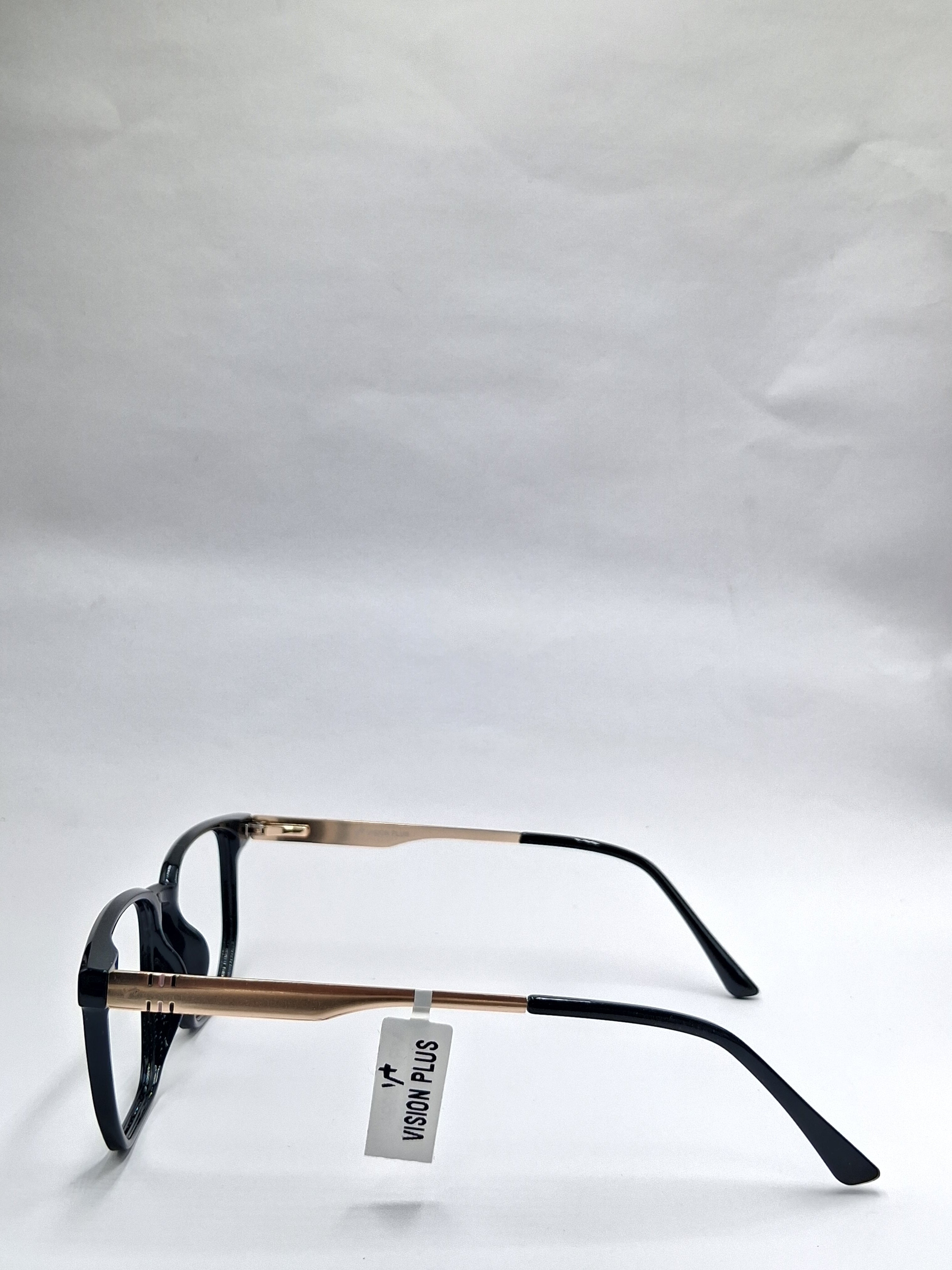 vision plus black and gold frame