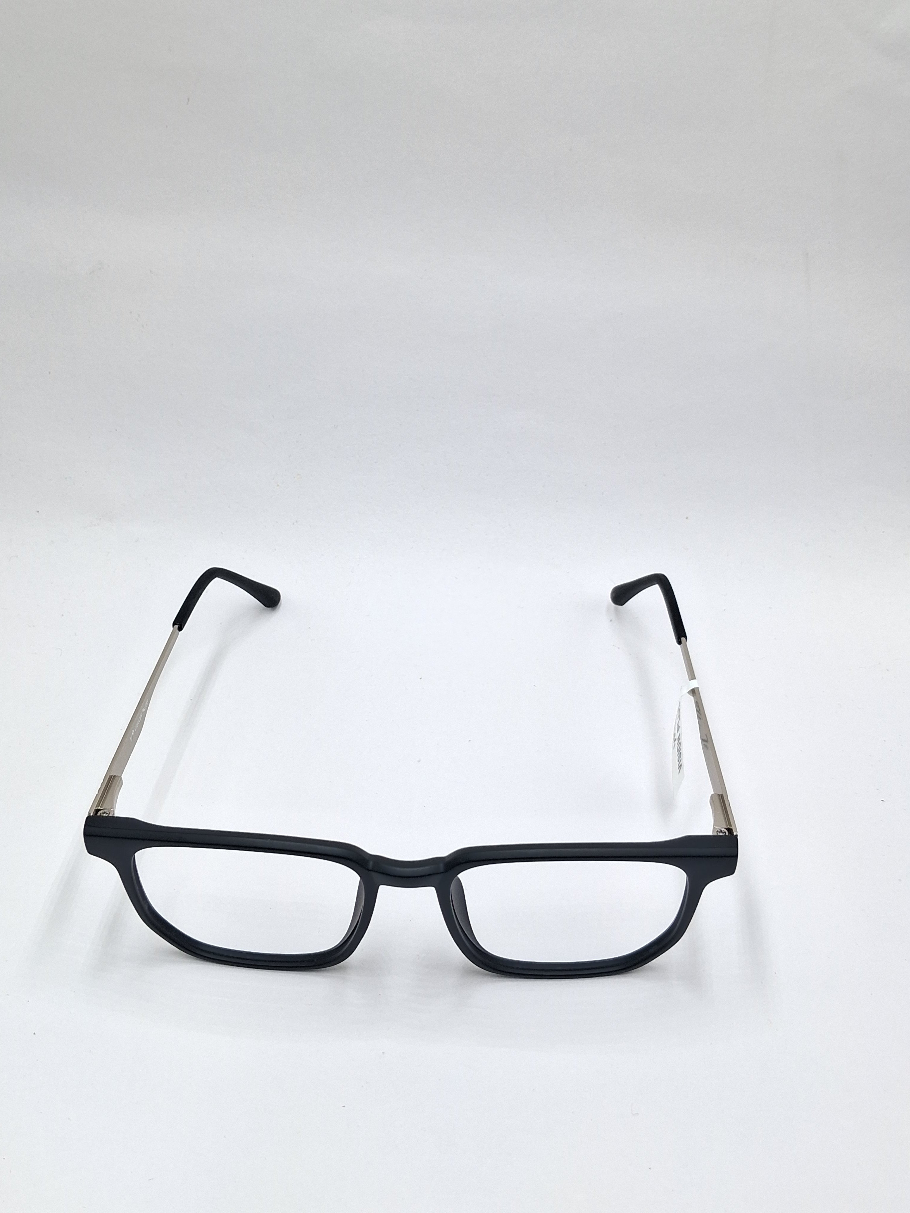 vision plus matte black and silver with metal frame
