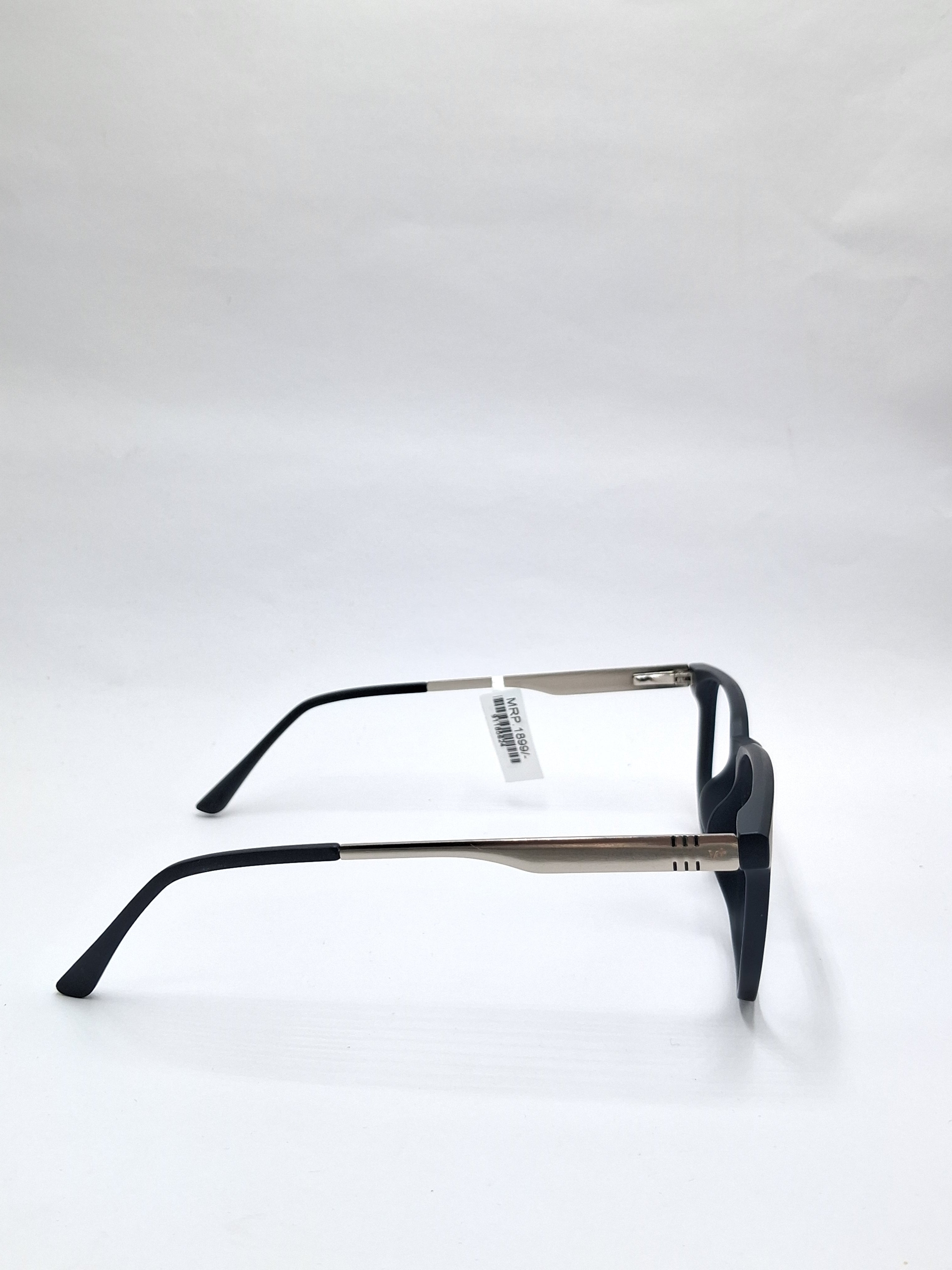 vision plus matte black and silver with metal frame