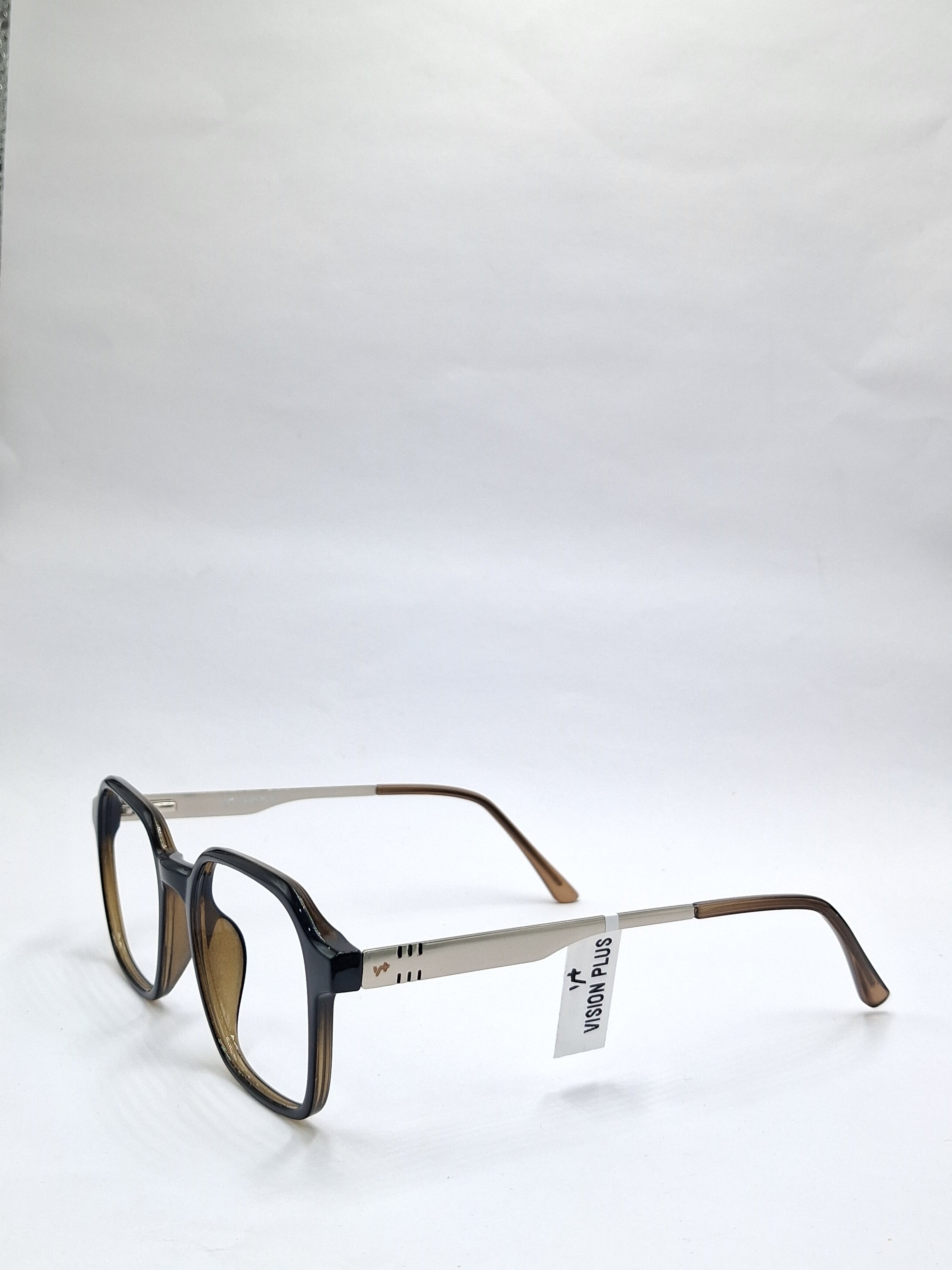 vision plus brown and silver with metal stick frame