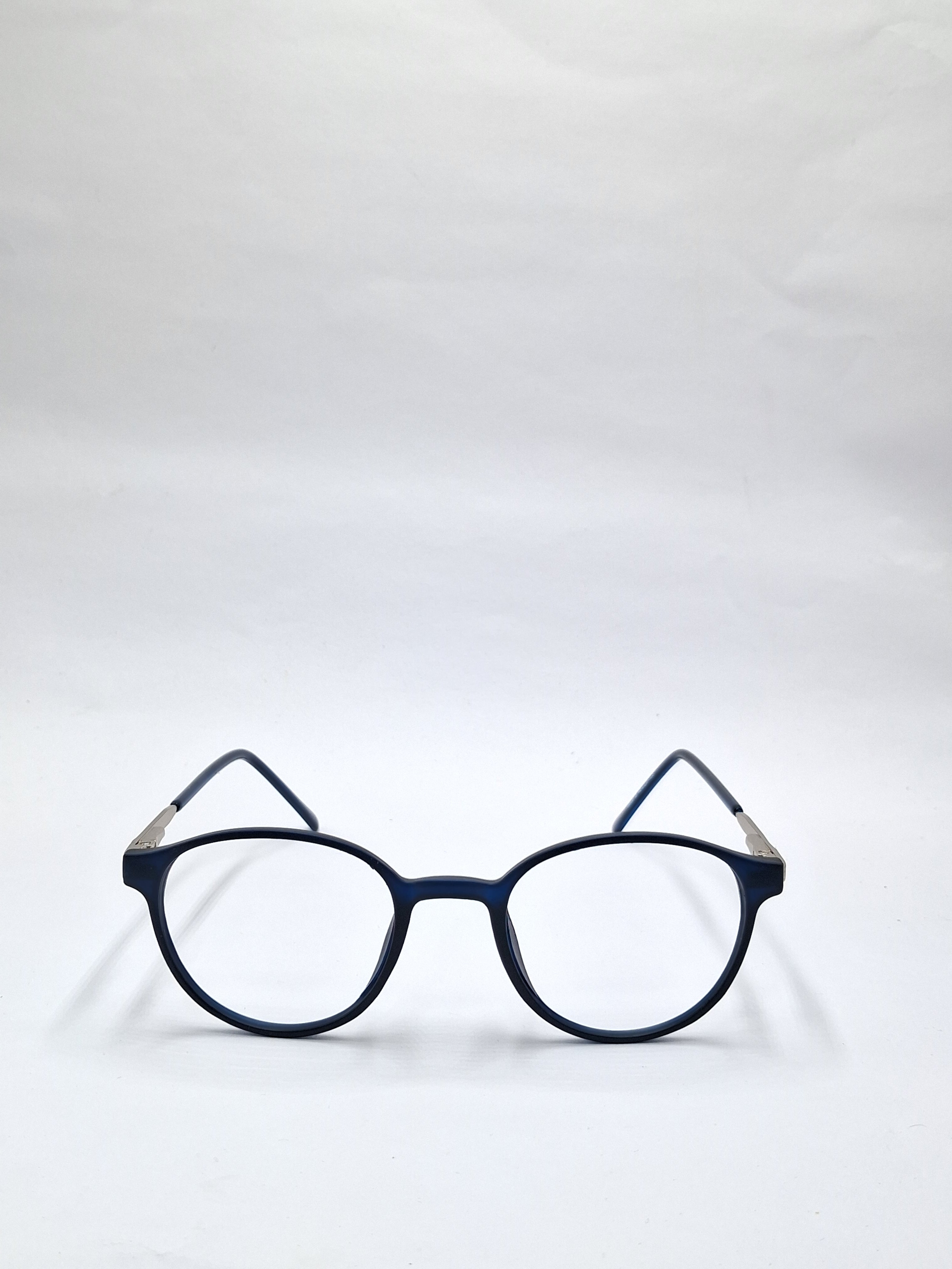 vision plus matte black and blue with metal frame