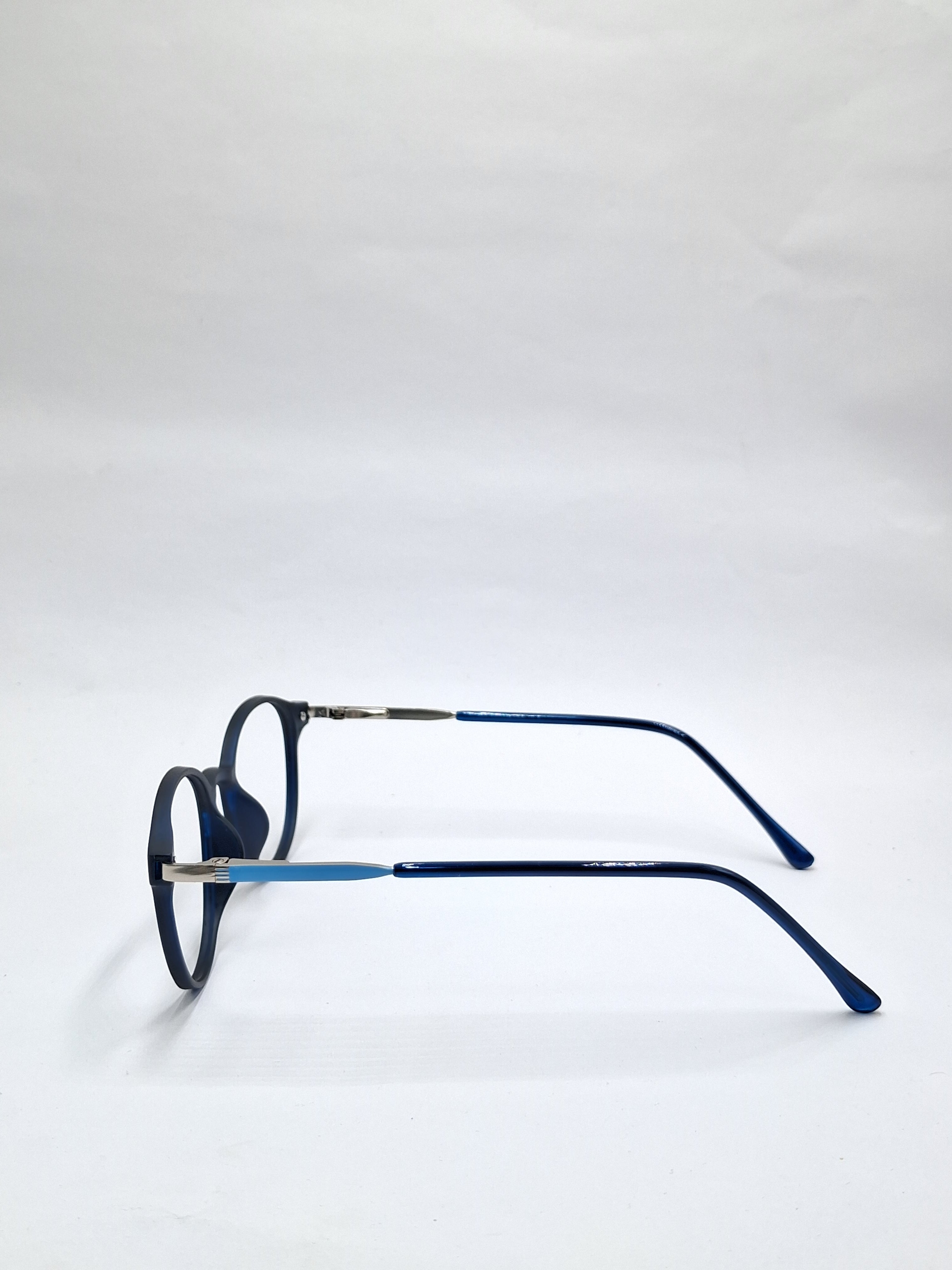 vision plus matte black and blue with metal frame