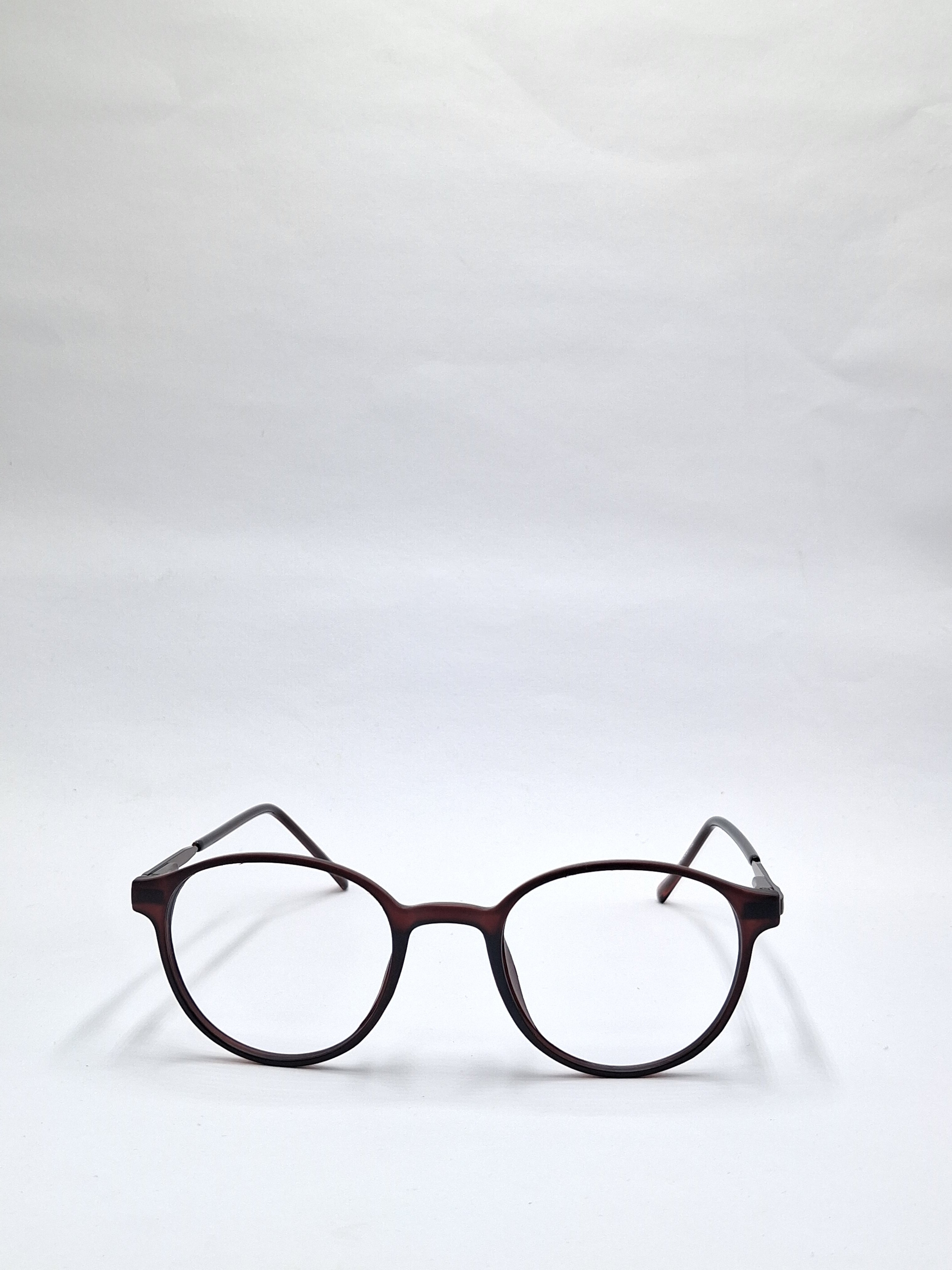 vision plus matte brown with metal frame