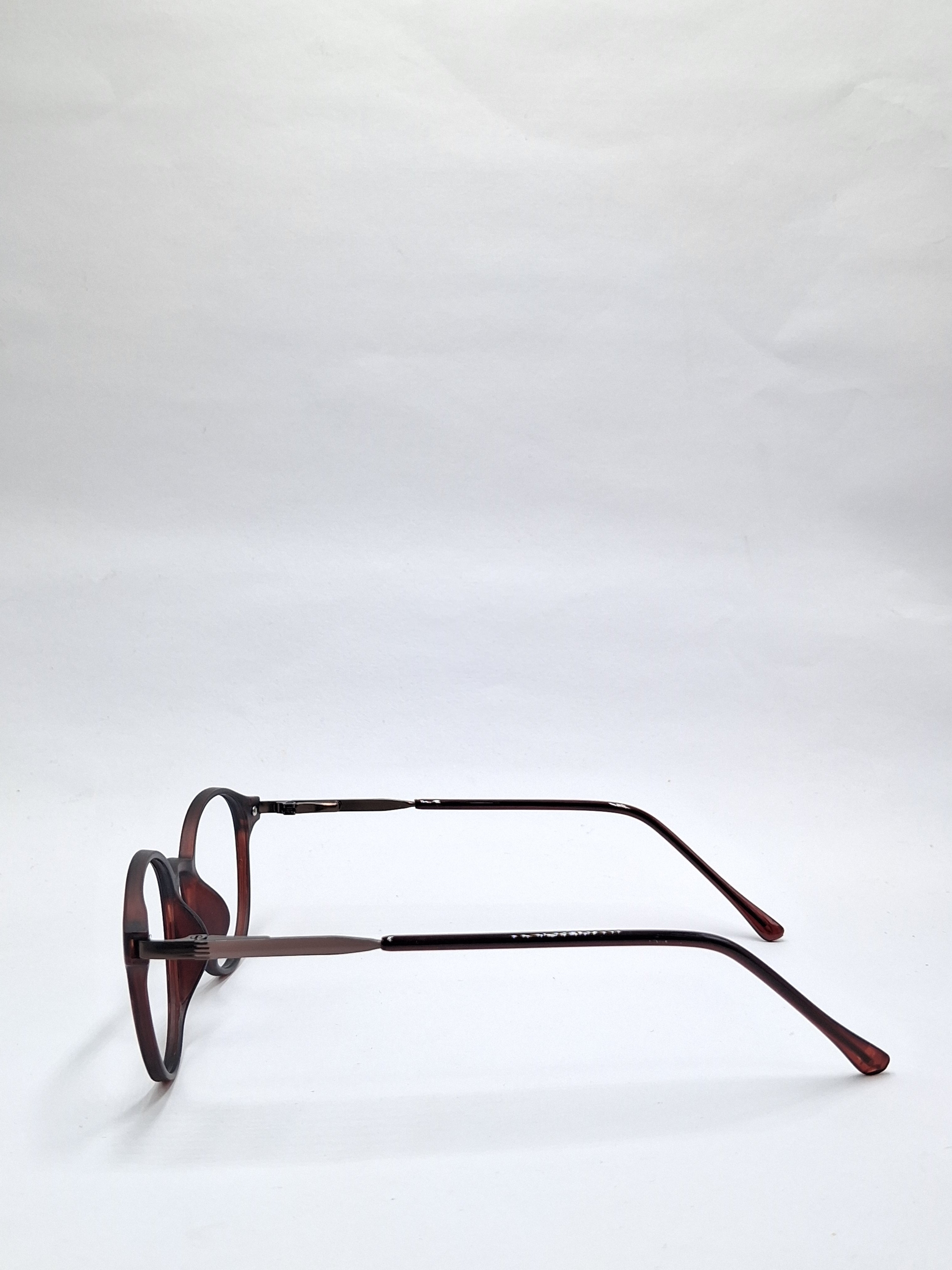 vision plus matte brown with metal frame