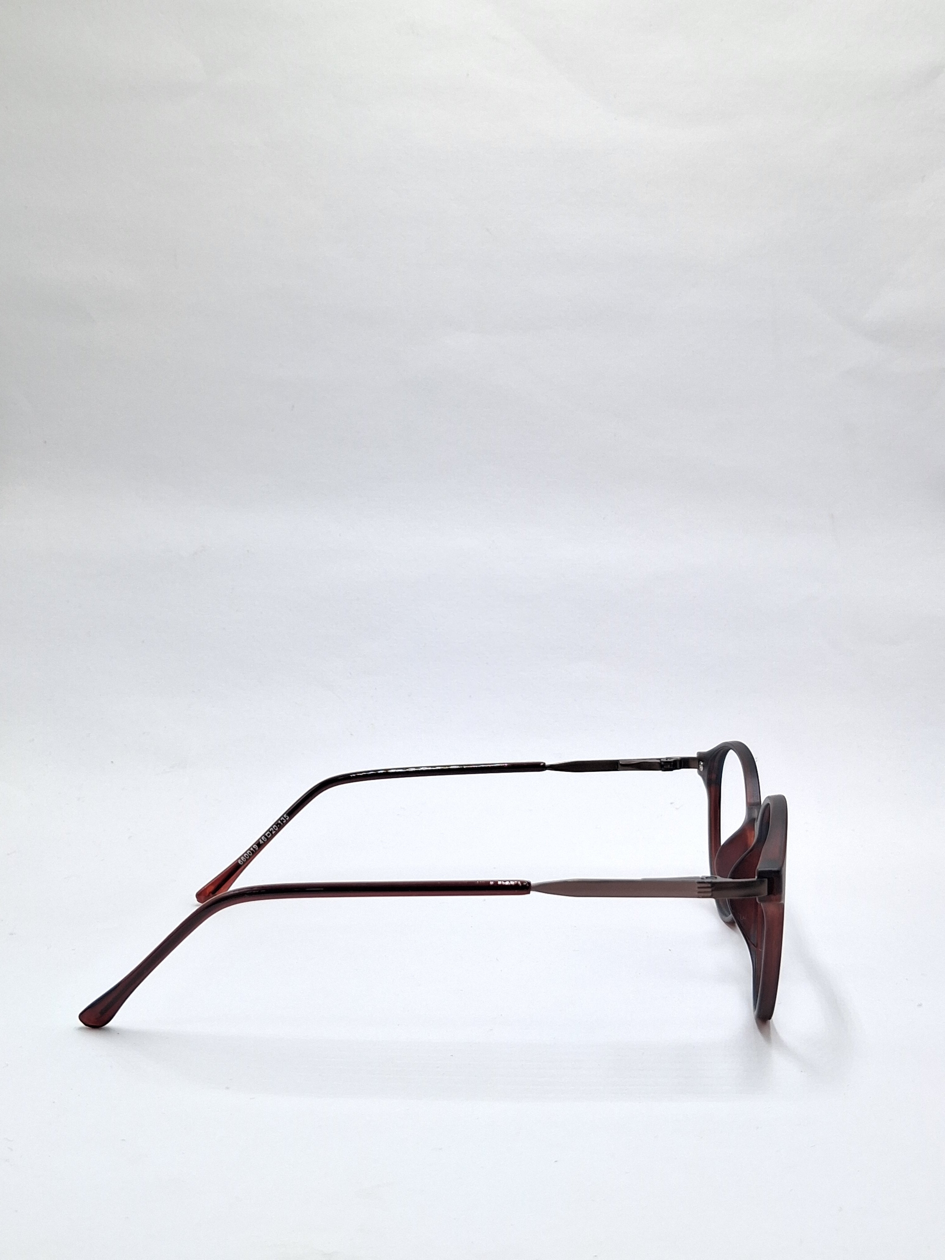 vision plus matte brown with metal frame