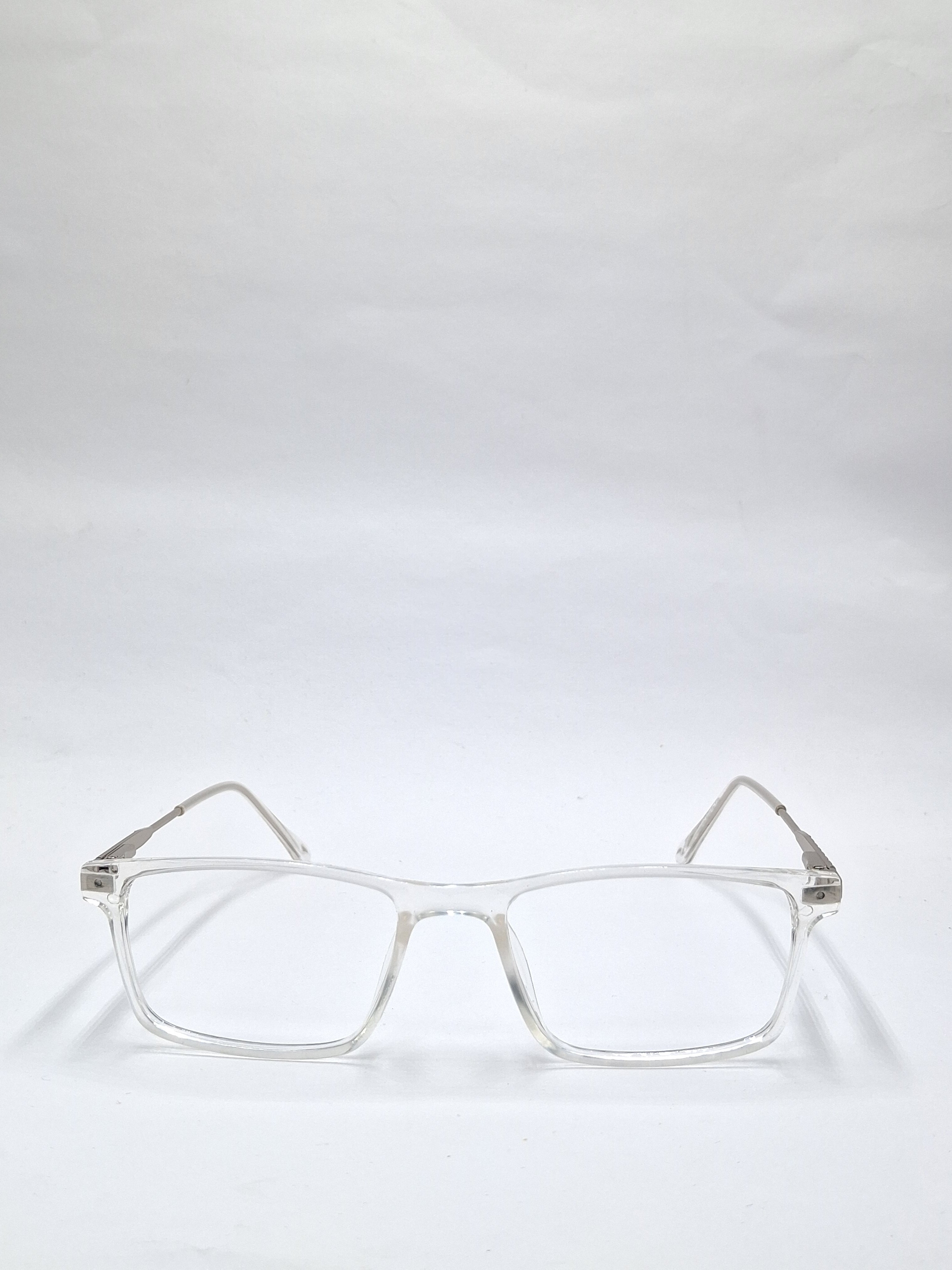 vision plus full transparent with metal frame