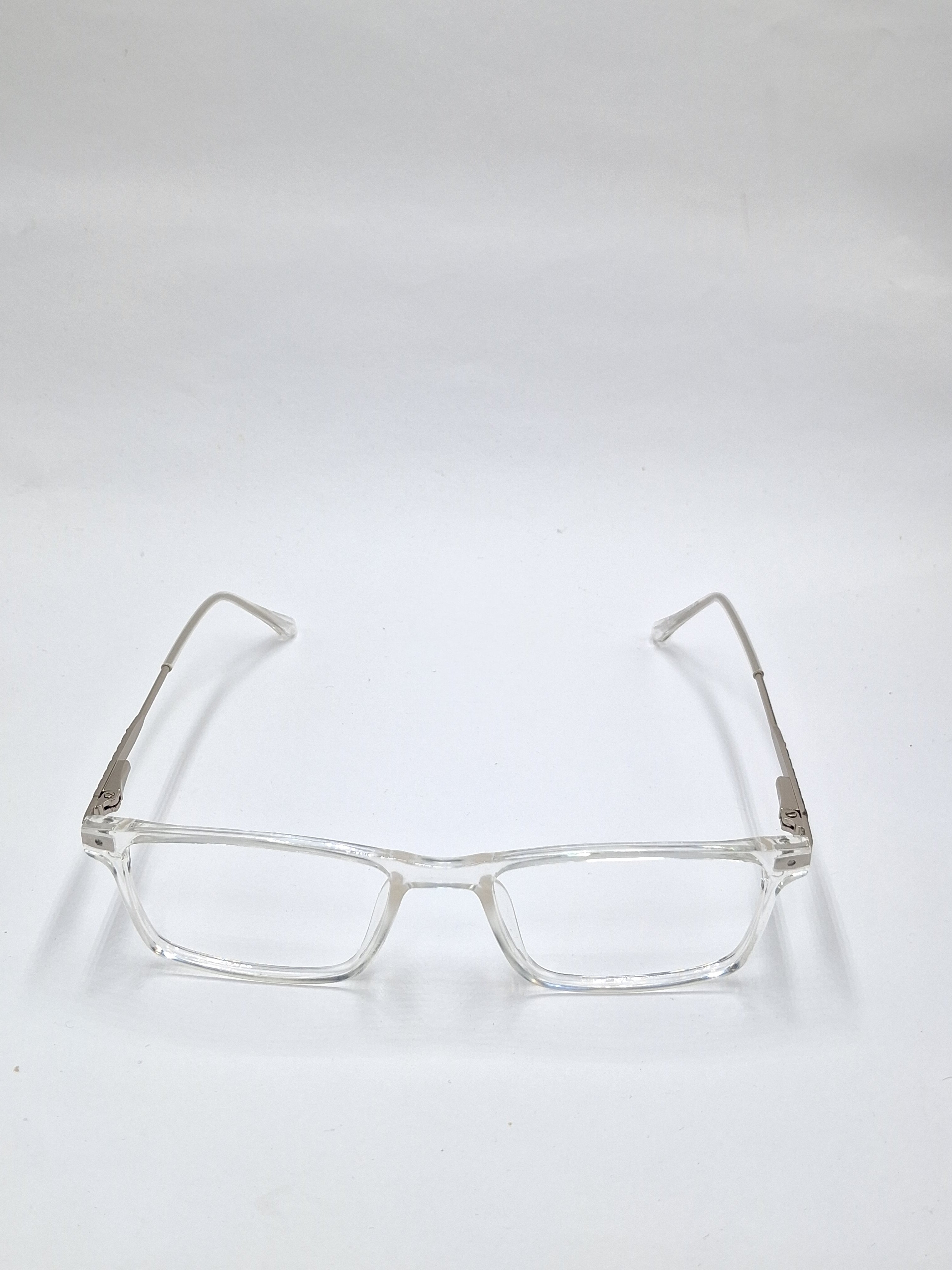 vision plus full transparent with metal frame