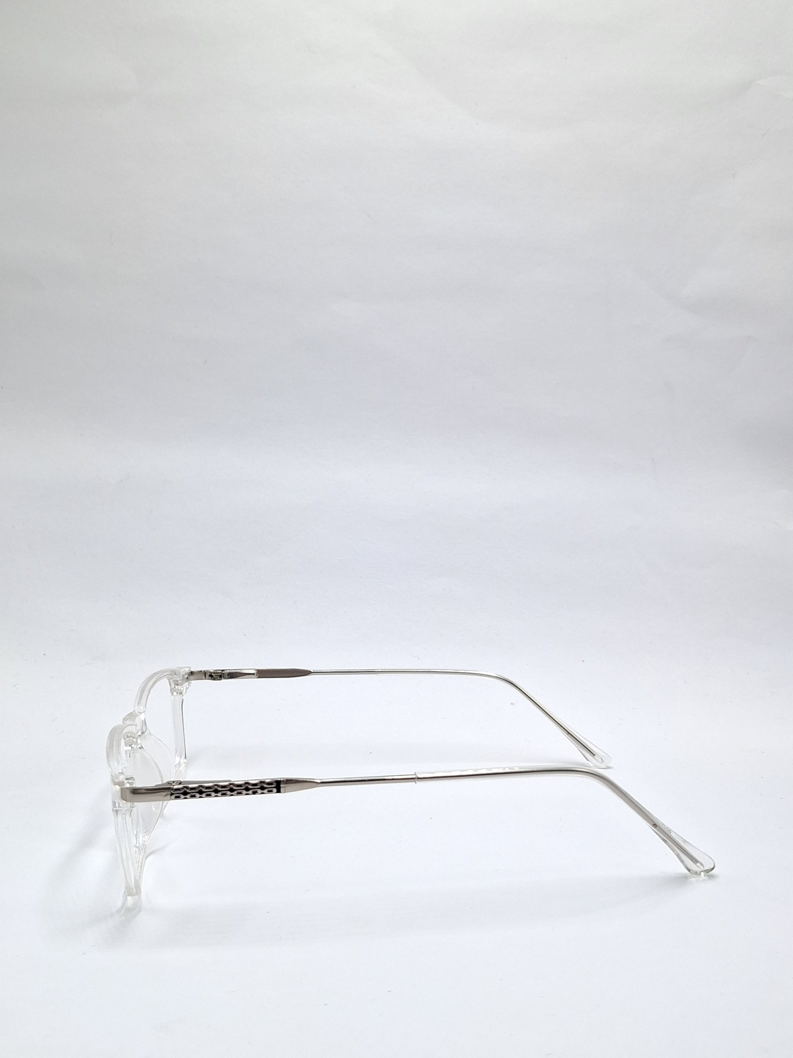 vision plus full transparent with metal frame