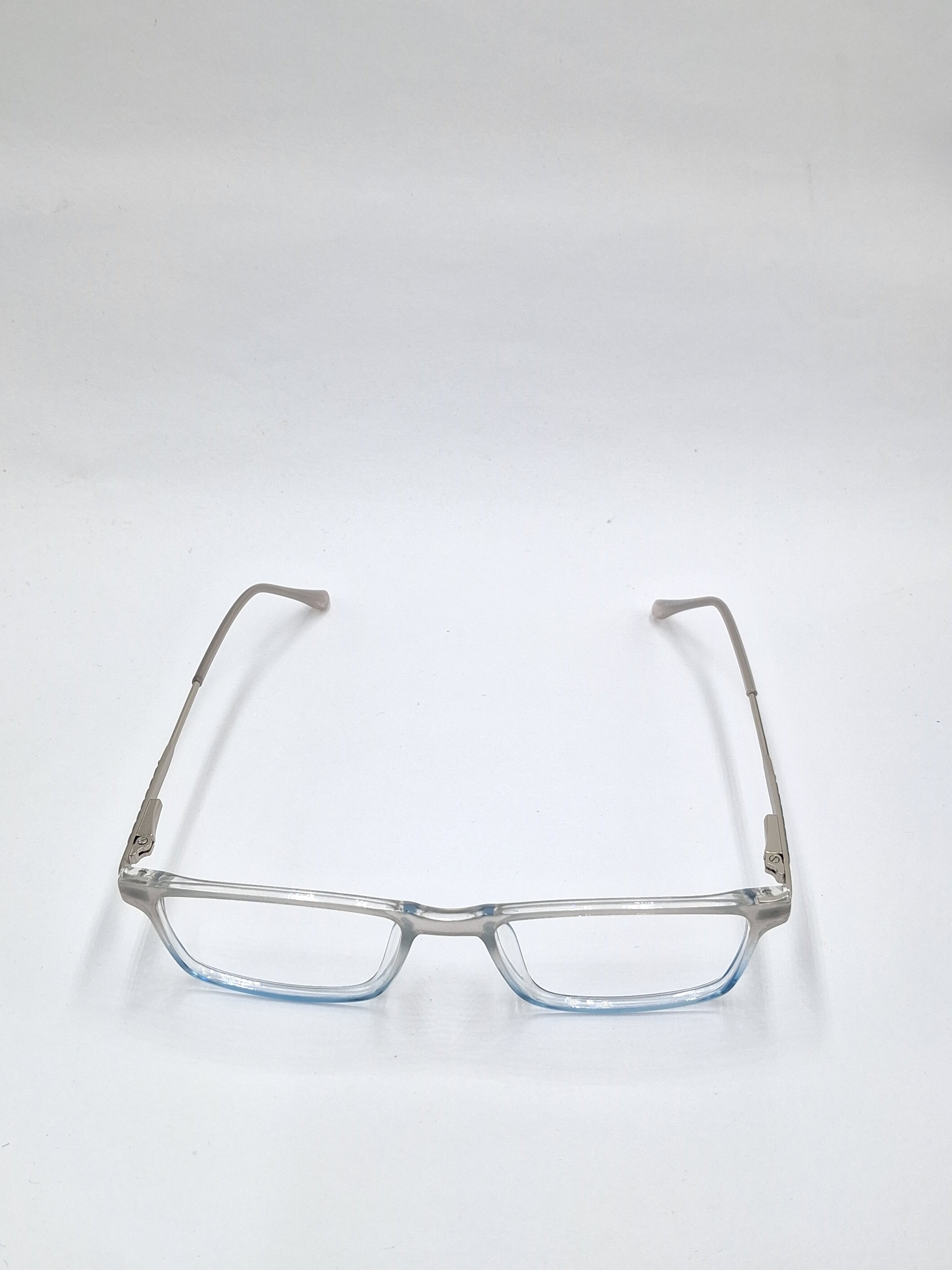 vison plus transparent gray and sky blue frame