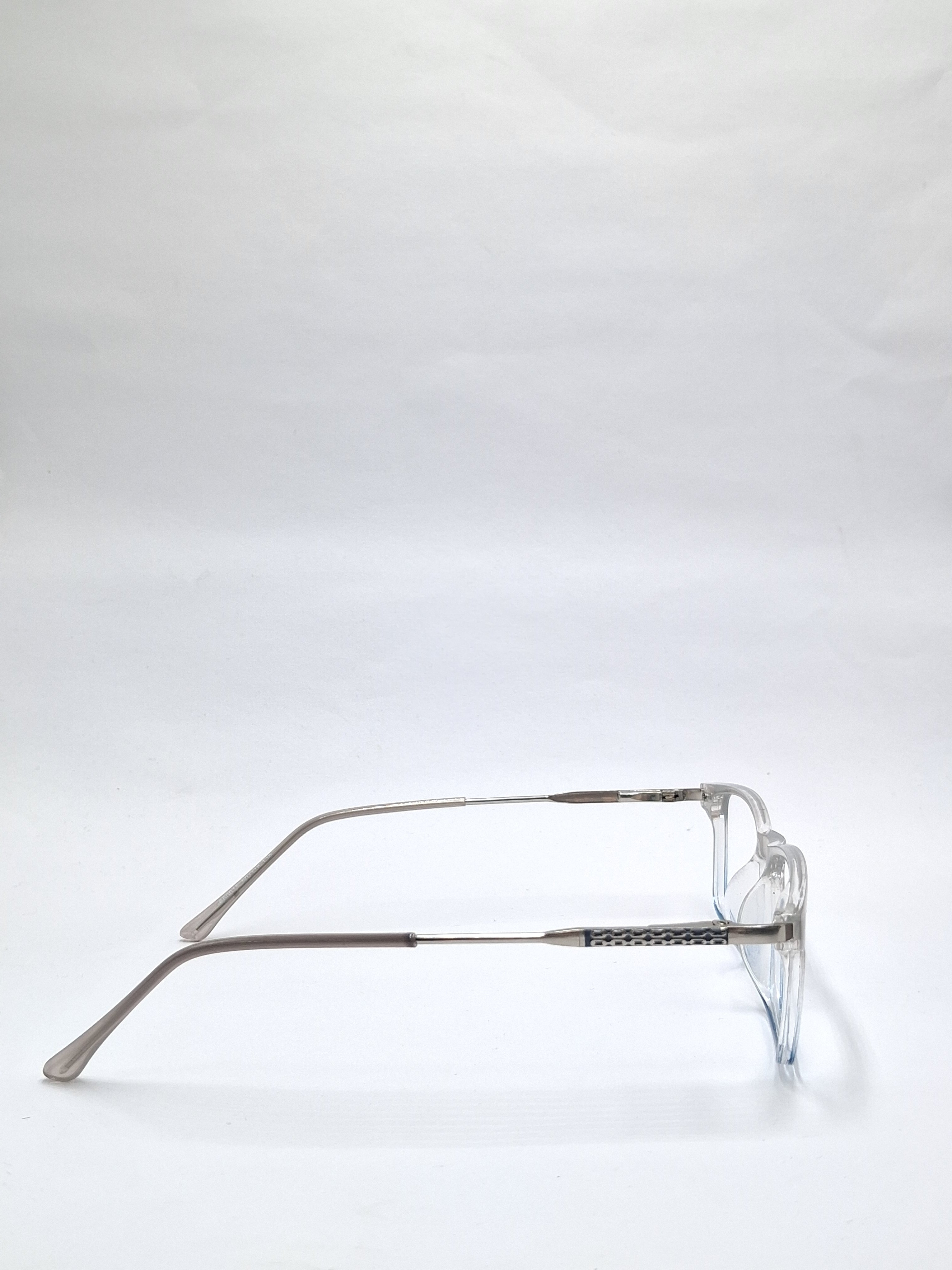 vison plus transparent gray and sky blue frame