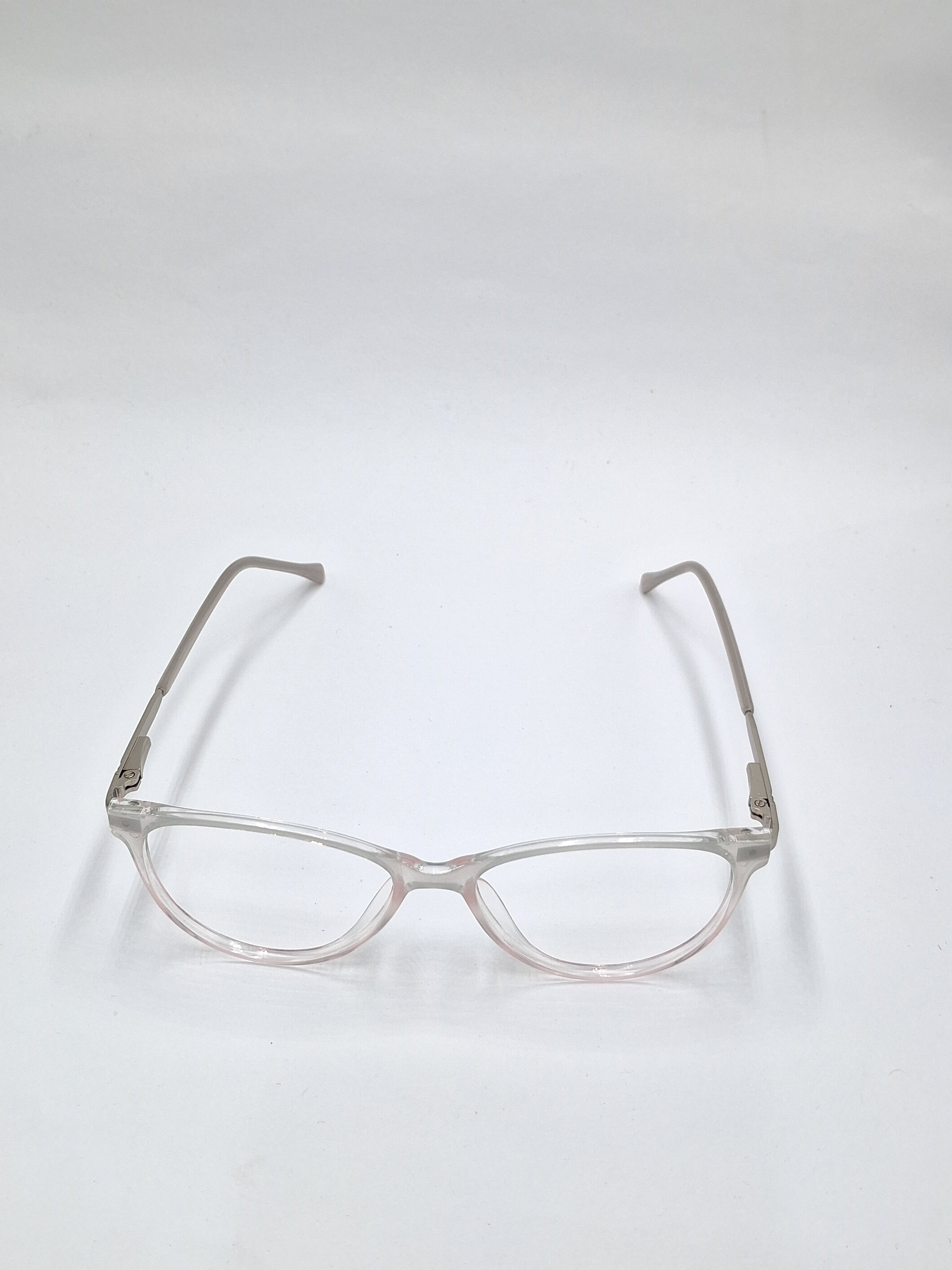 vision plus transparent pink shadow metal stick frame