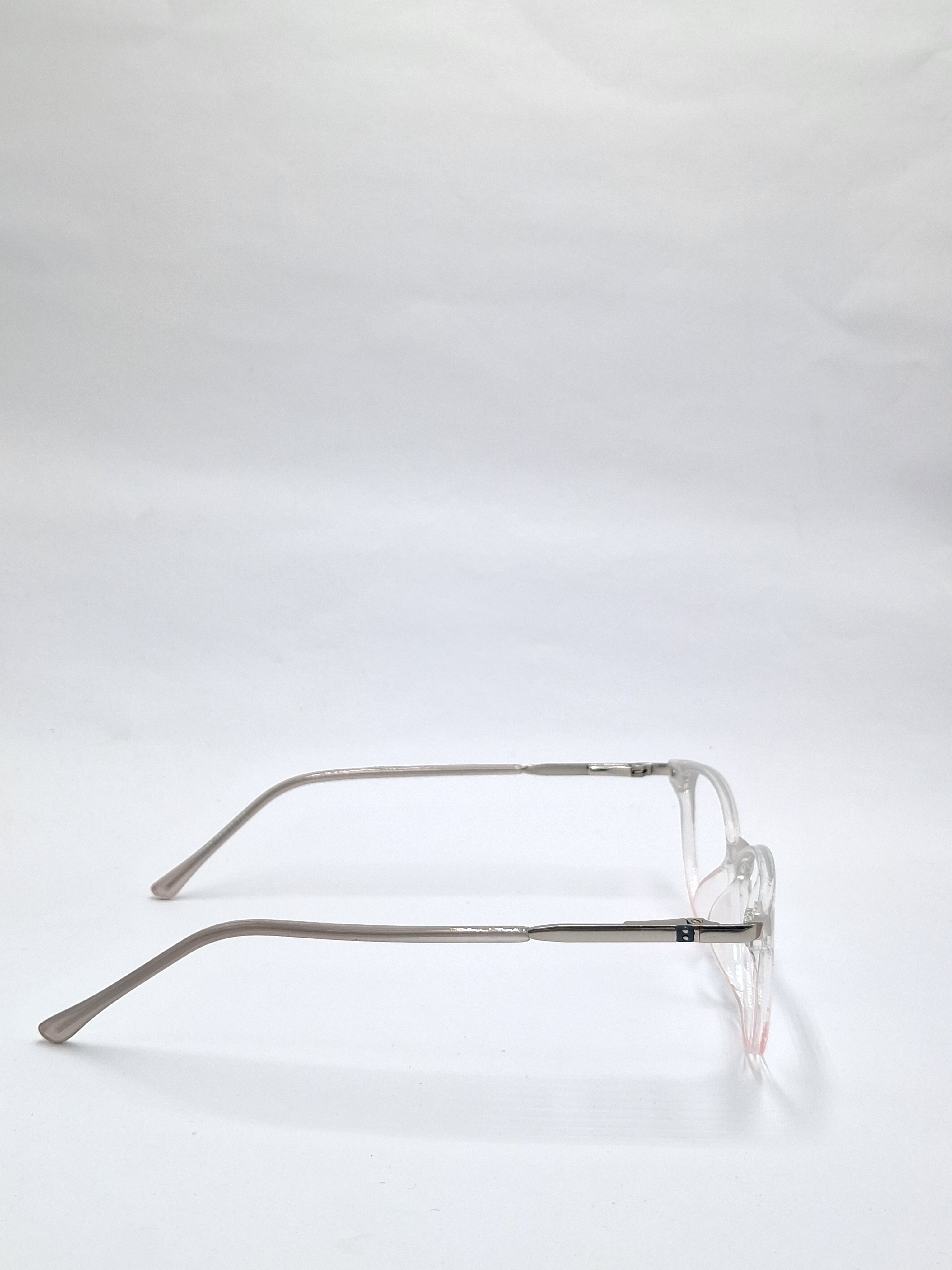 vision plus transparent pink shadow metal stick frame
