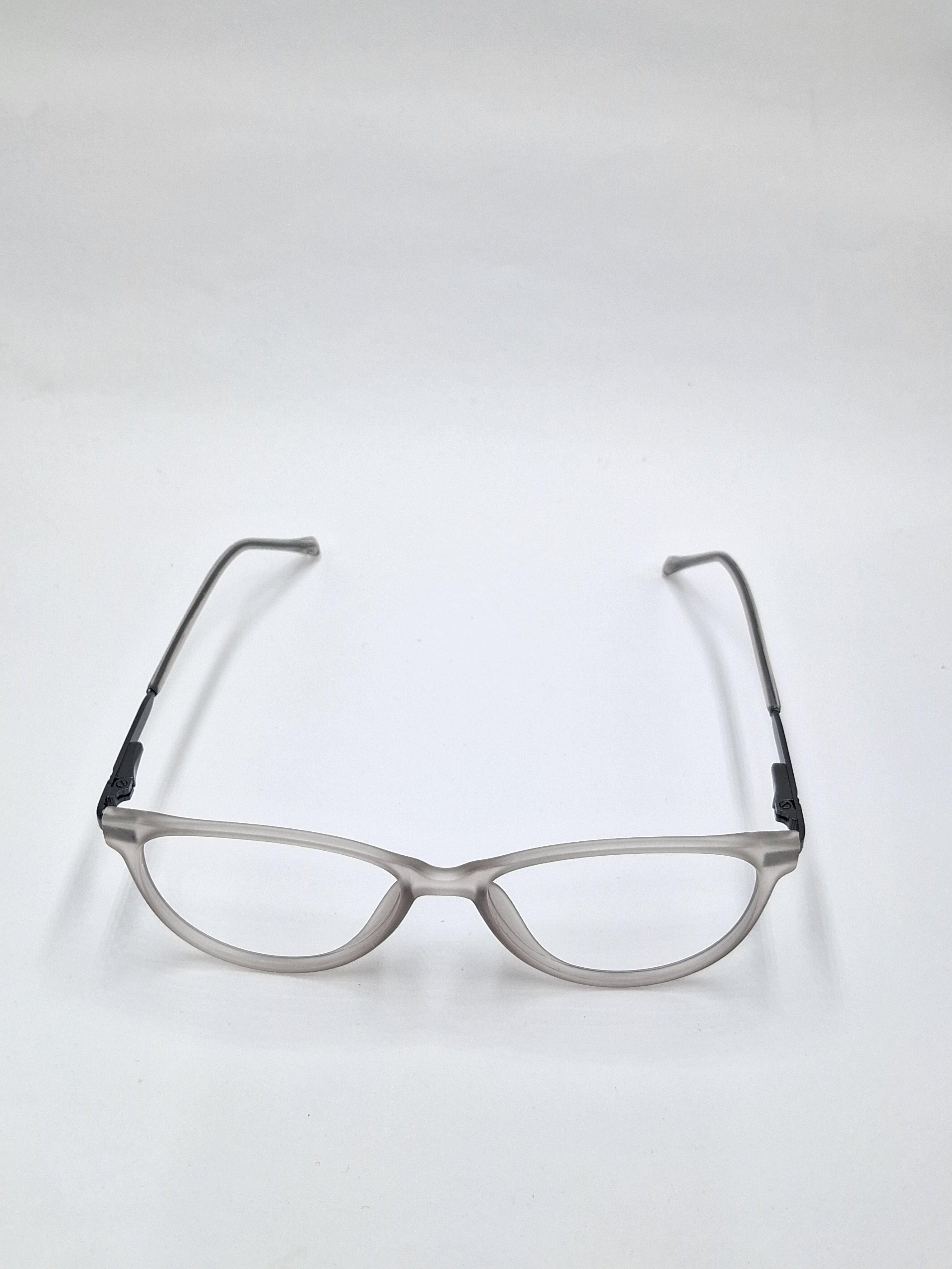 vision plus matte silver with black metal stick frame