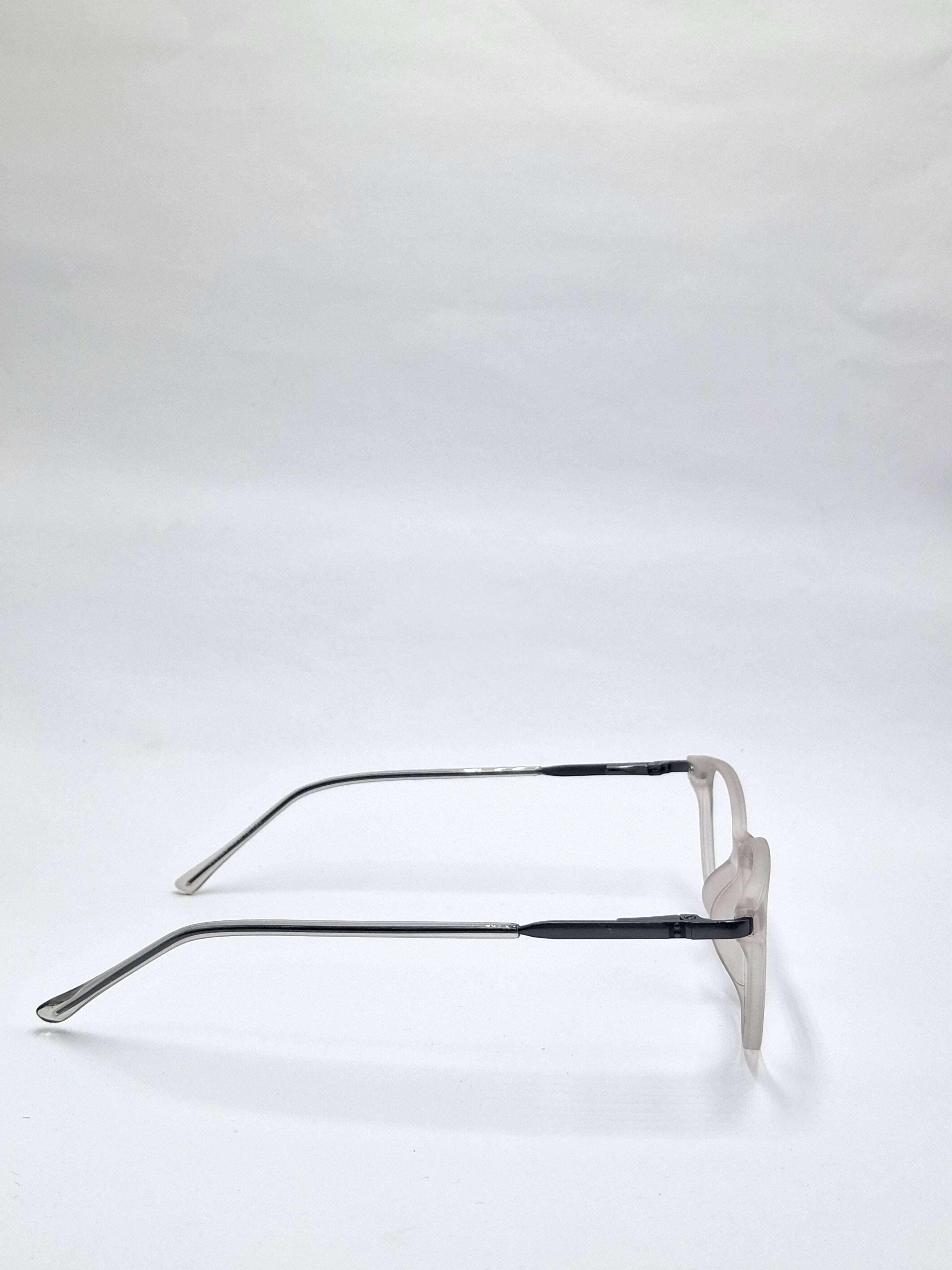 vision plus matte silver with black metal stick frame