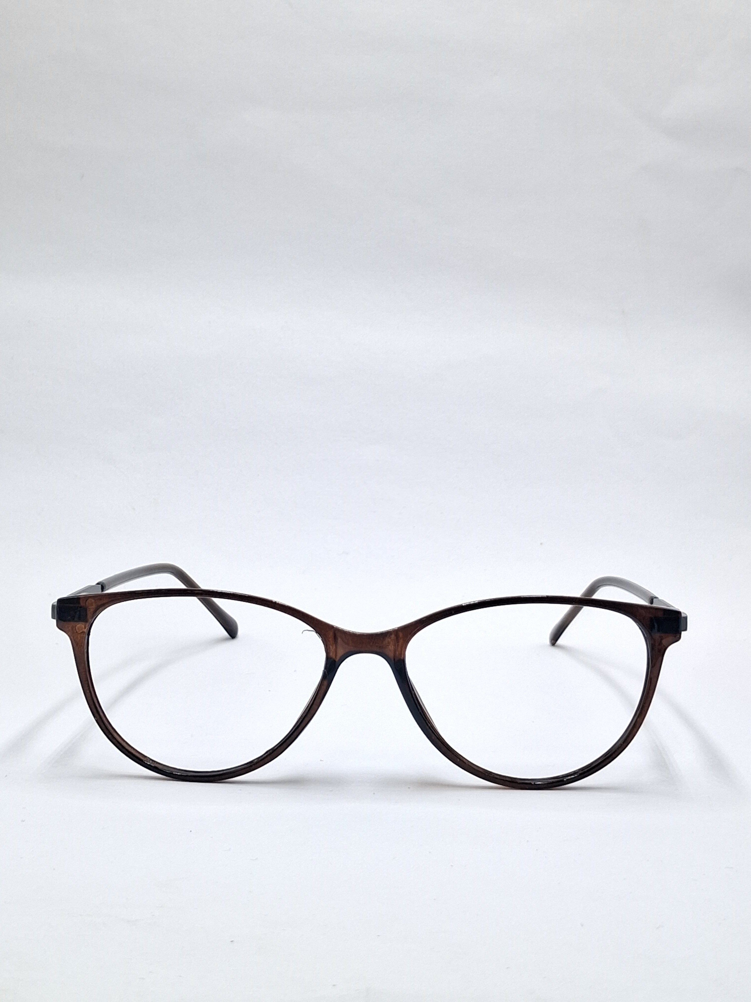 vision plus glossy brown frame