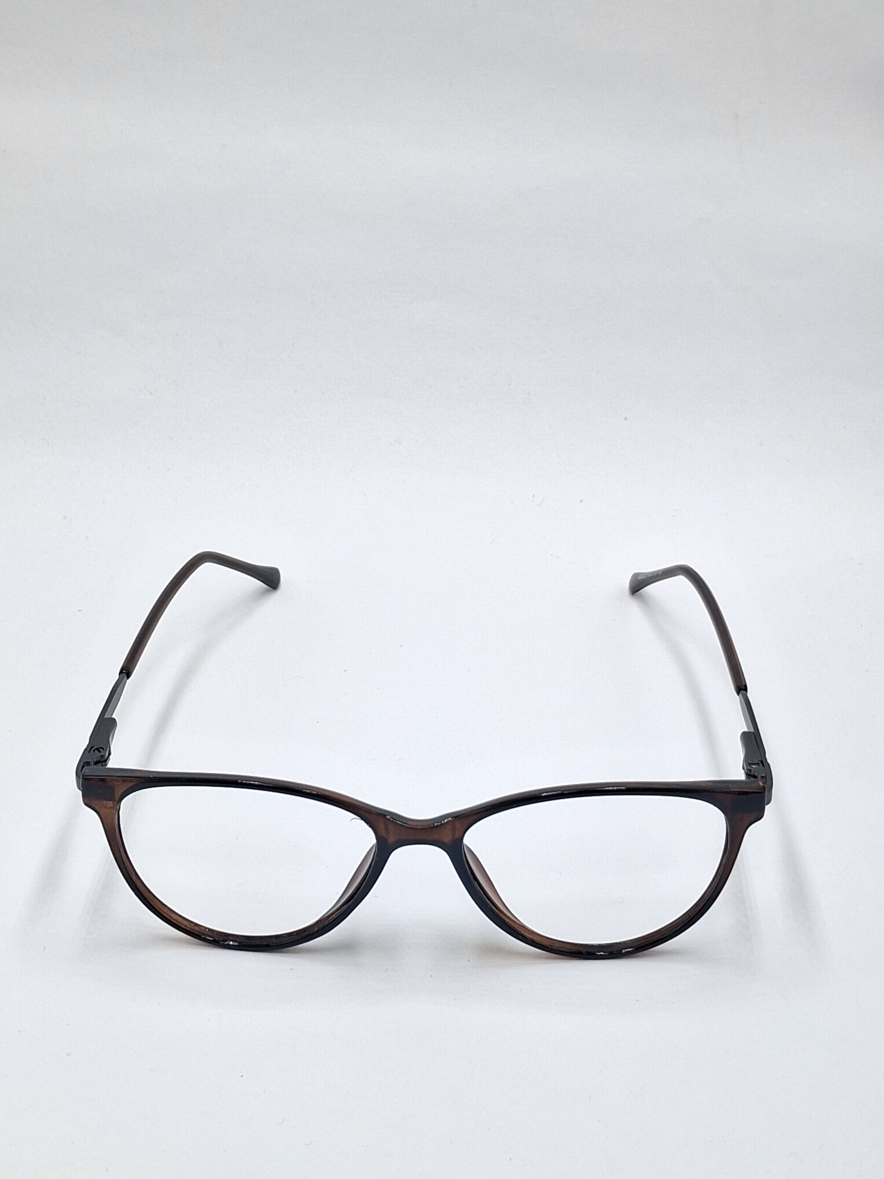 vision plus glossy brown frame