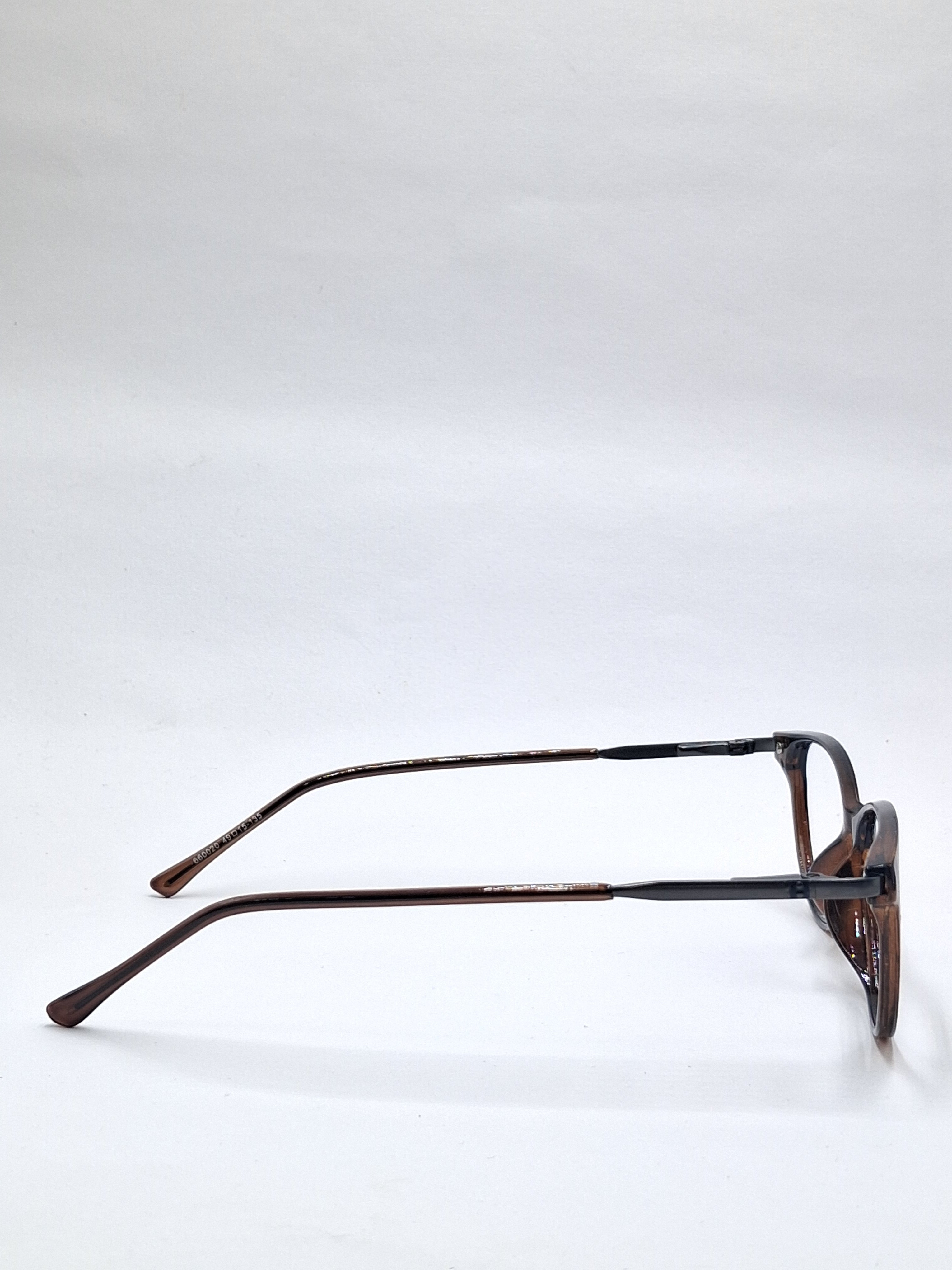 vision plus glossy brown frame