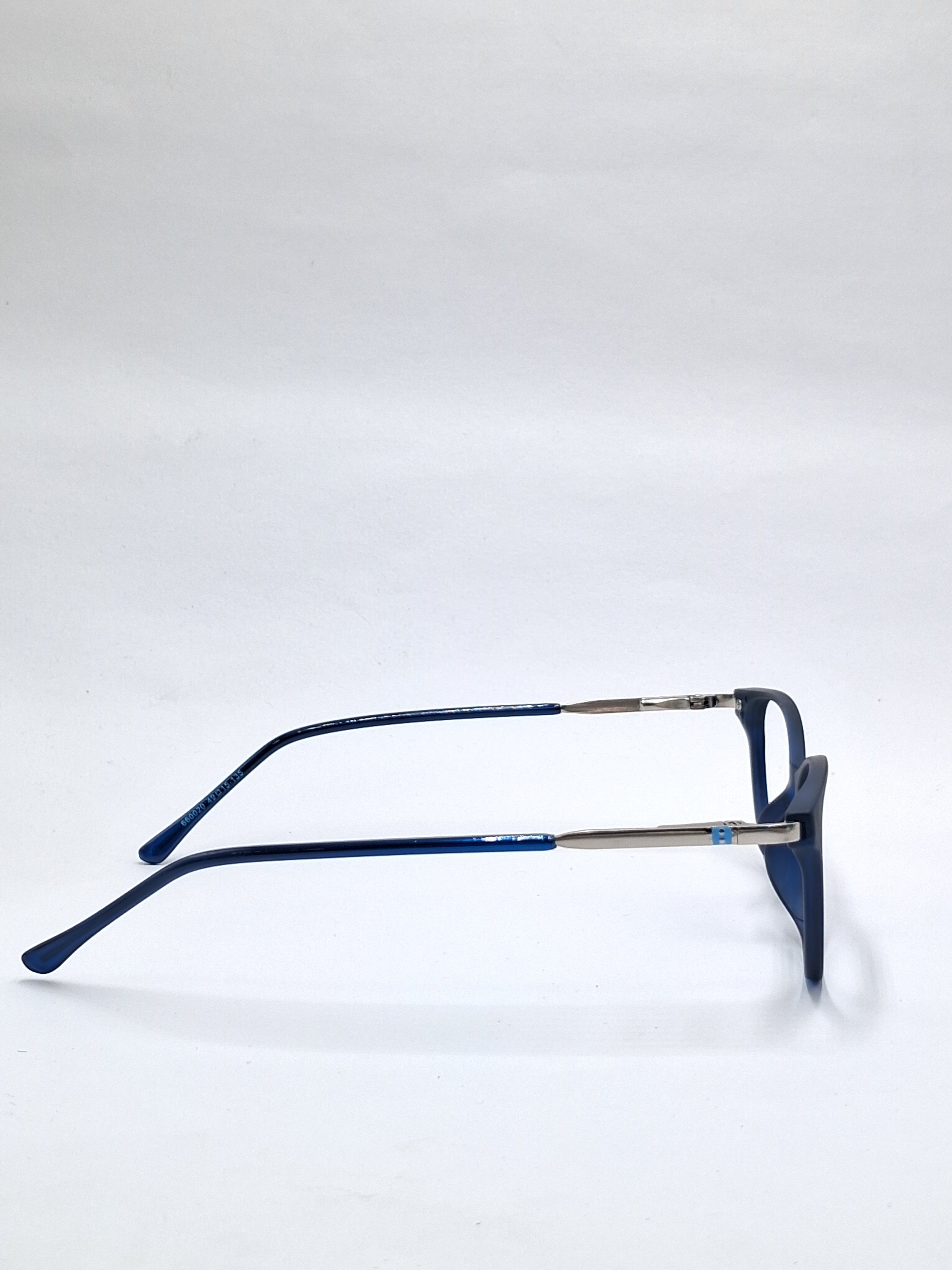 vision plus matte blue with metal frame