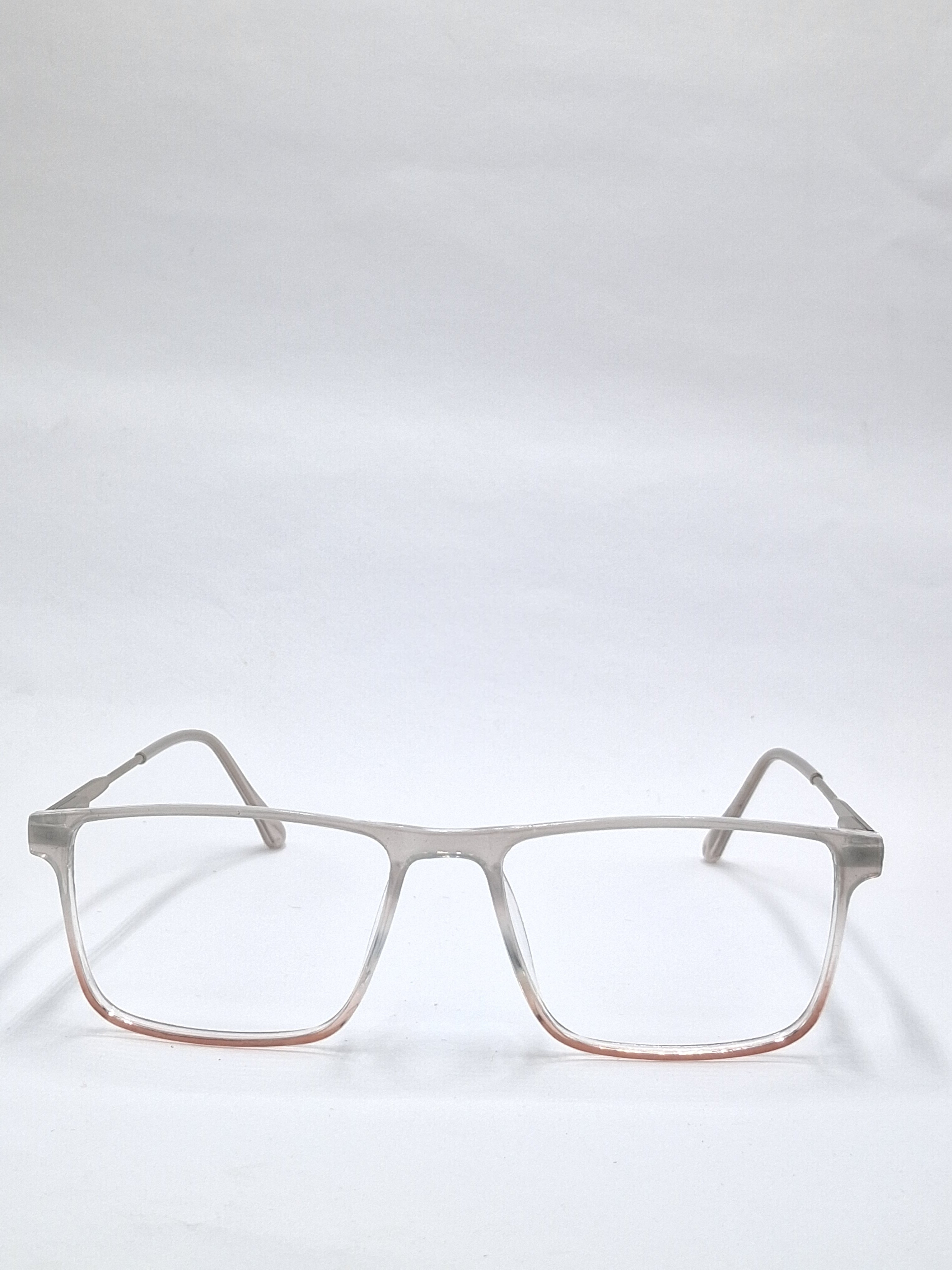 vision plus transparent gray and beige with metal stick frame