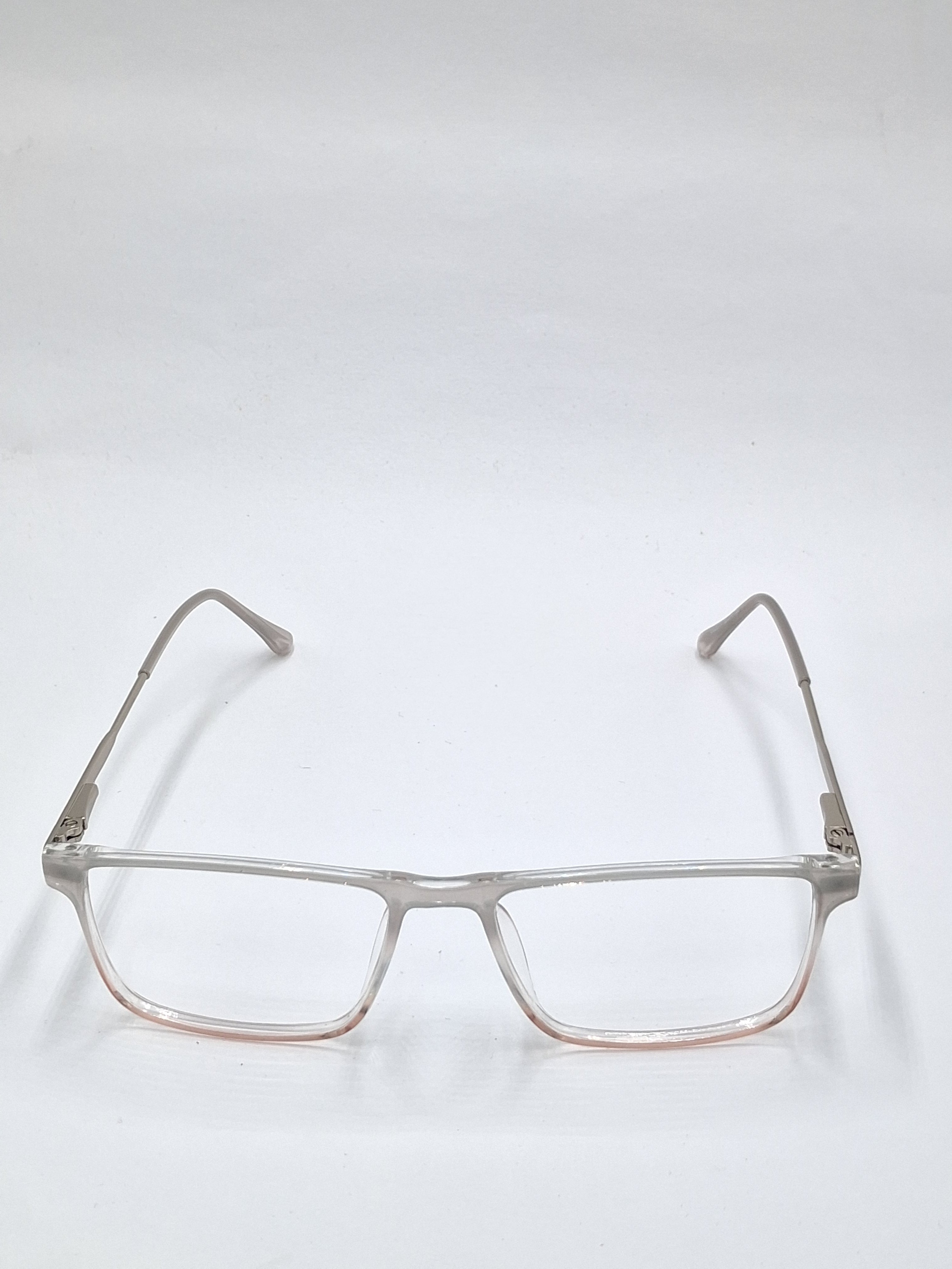 vision plus transparent gray and beige with metal stick frame